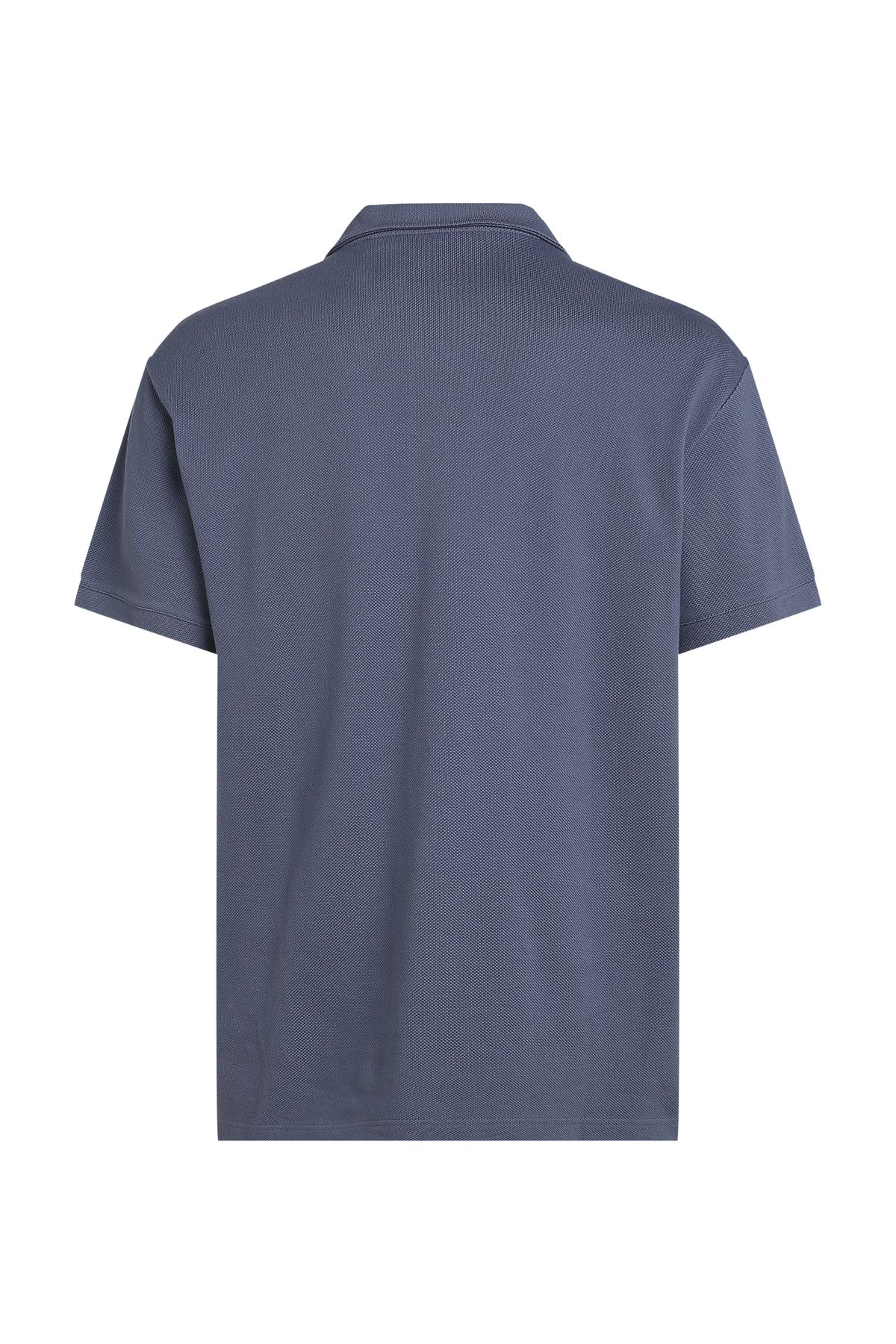 Calvin Klein-Calvin Klein Men Grisaille Woven Label Short Sleeve Polo T-Shirt 7