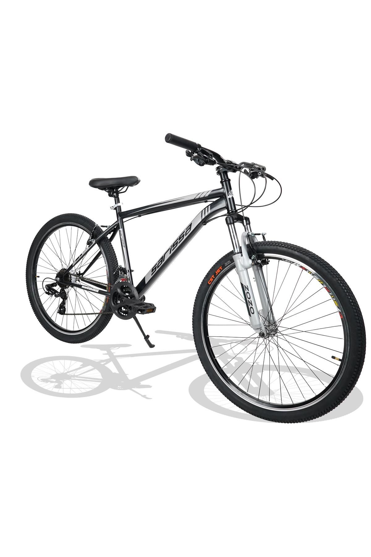 SARİSSA BİSİKLET Sarissa Moon 27,5" Jant MTB Ön Amortisörlü Shimano 21 Vites V Fren Wake Gidon Dağ Bisiklet Siyah Gri