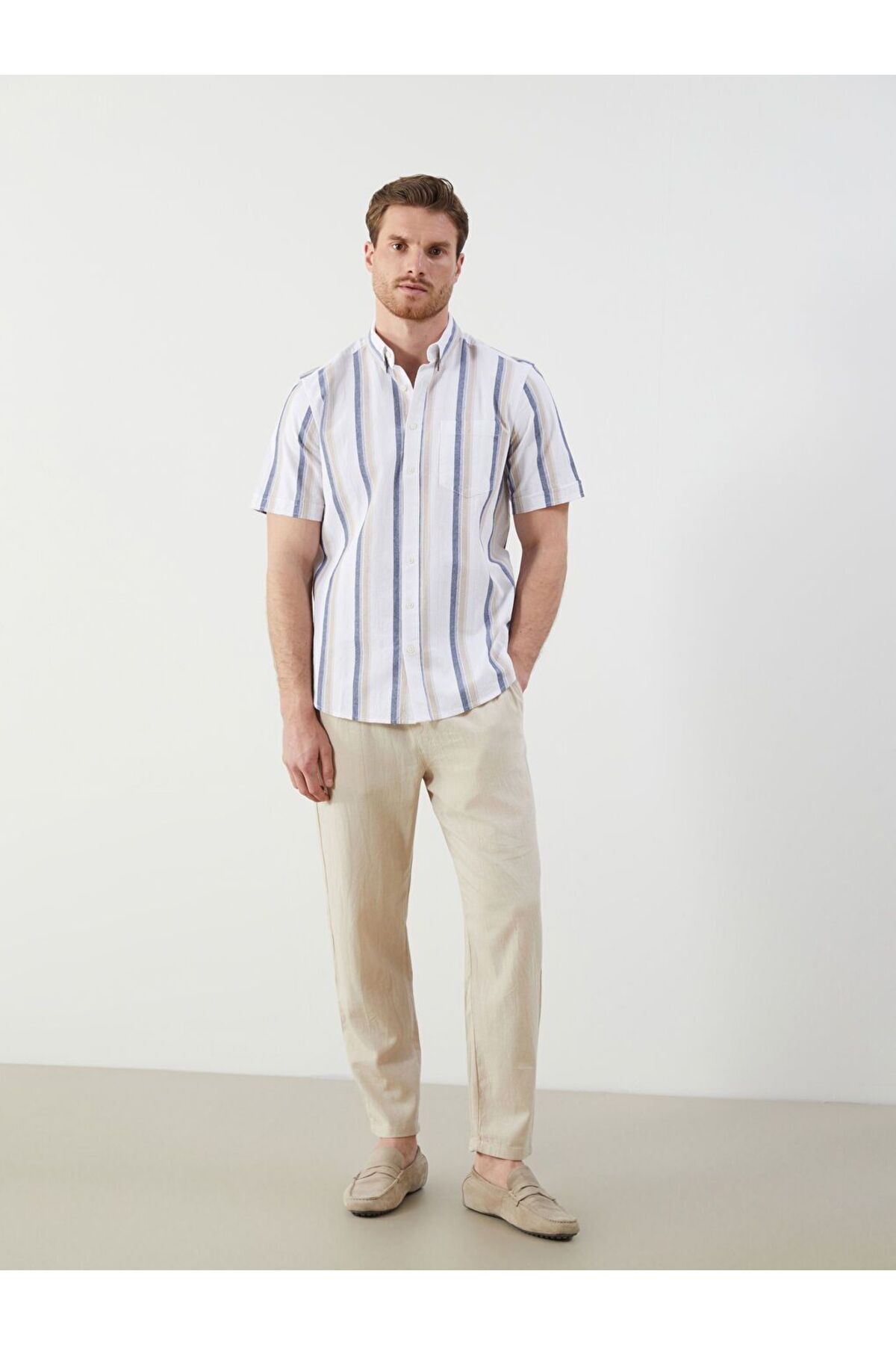 LC Waikiki LCW ECO Rahat Kalıp Poplin Erkek Pantolon