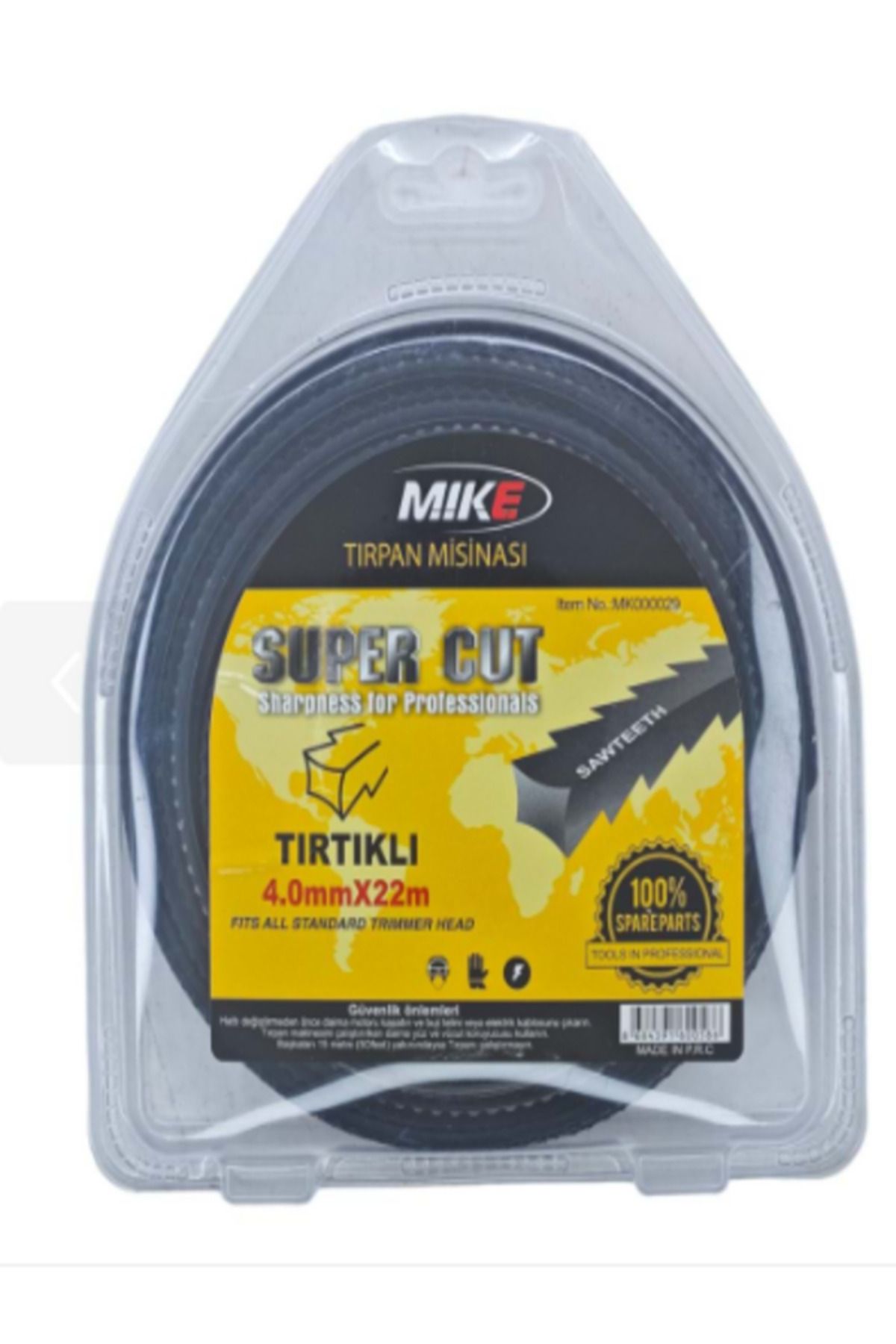 MIKE TIRTIKLI TIRPAN MİSİNASI SUPER CUT