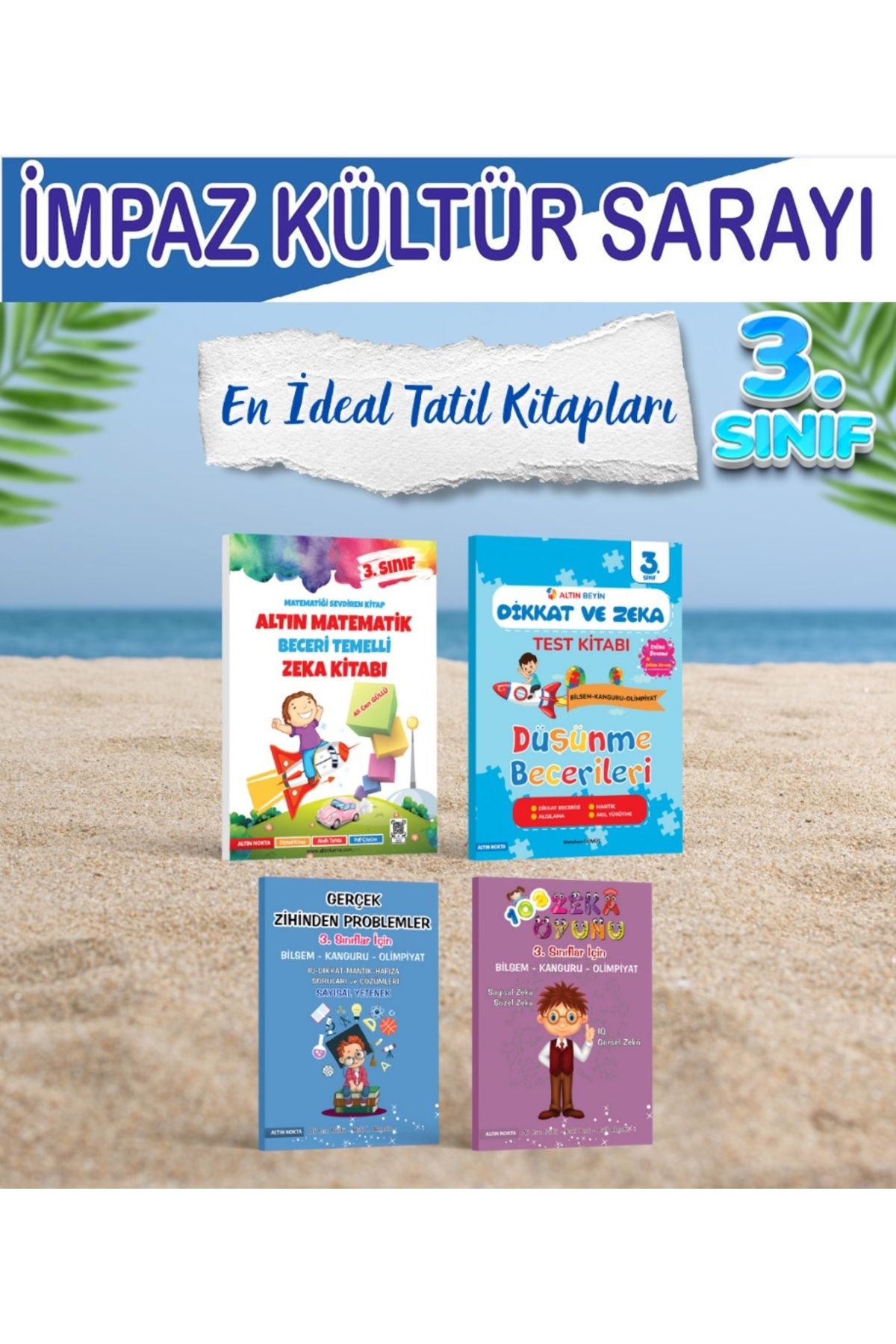 Altın Nokta Yayınevi 3.SINIF YAZ TATİLİ ZEKÂ KİTAPLARI