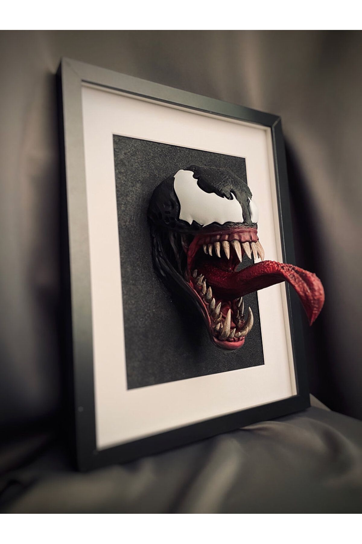 DuudStore Venom 3D Figur Tablo - Simbiyotik Yırtıcı - Marvel