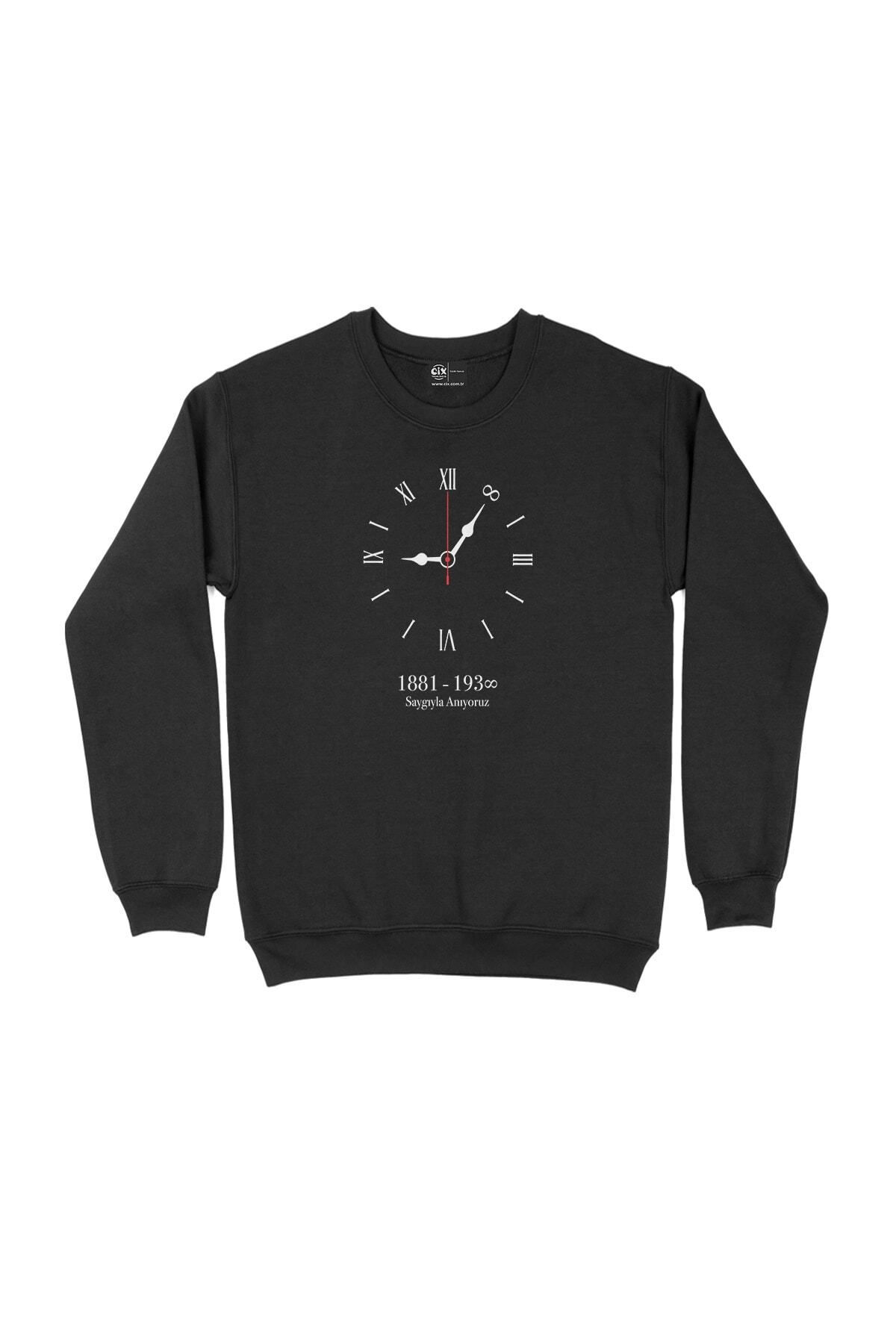 Pisa Art 10 Kasım Atatürk Zaman Durdu Sweatshirt