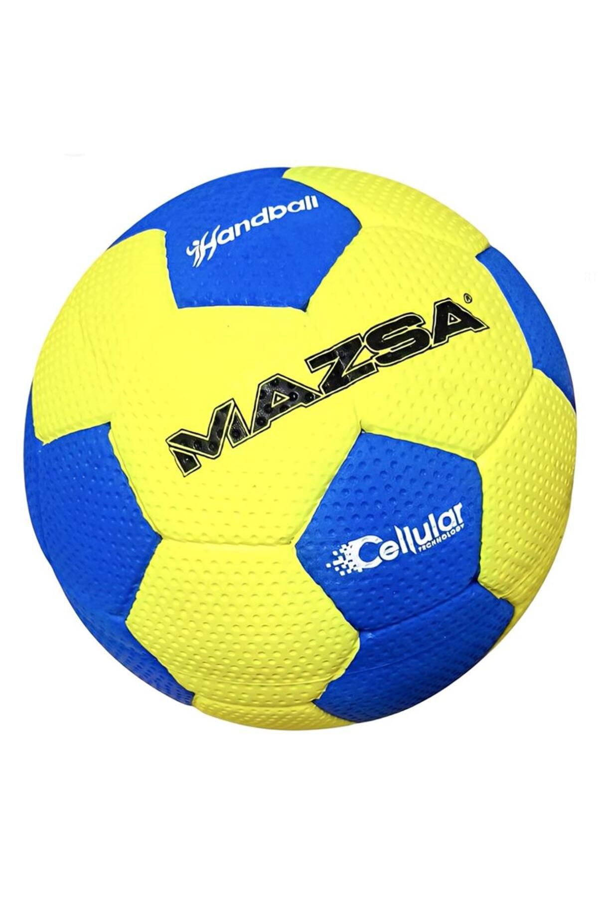 supertrend Süpertrend HB-KRC03000 MAZSA CELLULER RUBBER HENTBOL TOPU 3 NO SARI-LACİVERT