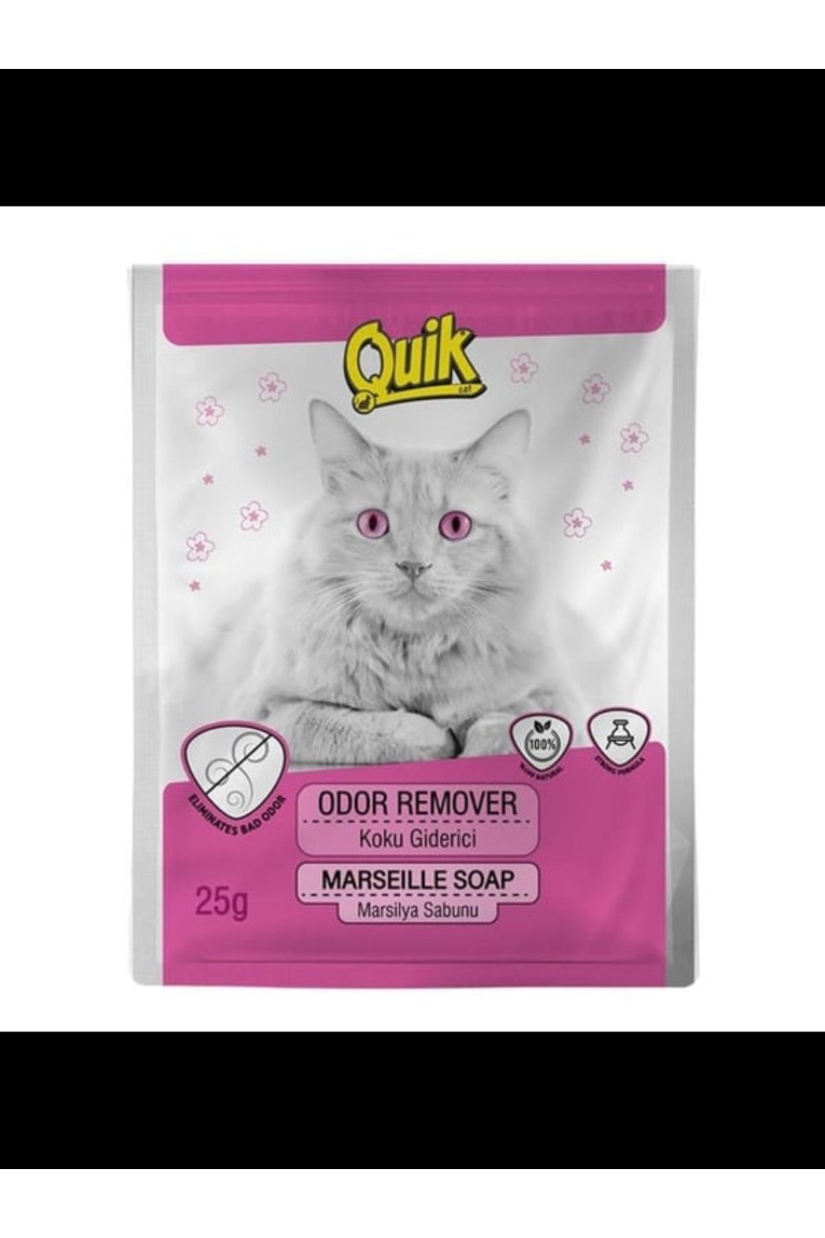 Quik Kedi Kumu Koku Giderici Marsilya Sabunu Kokulu 25GR