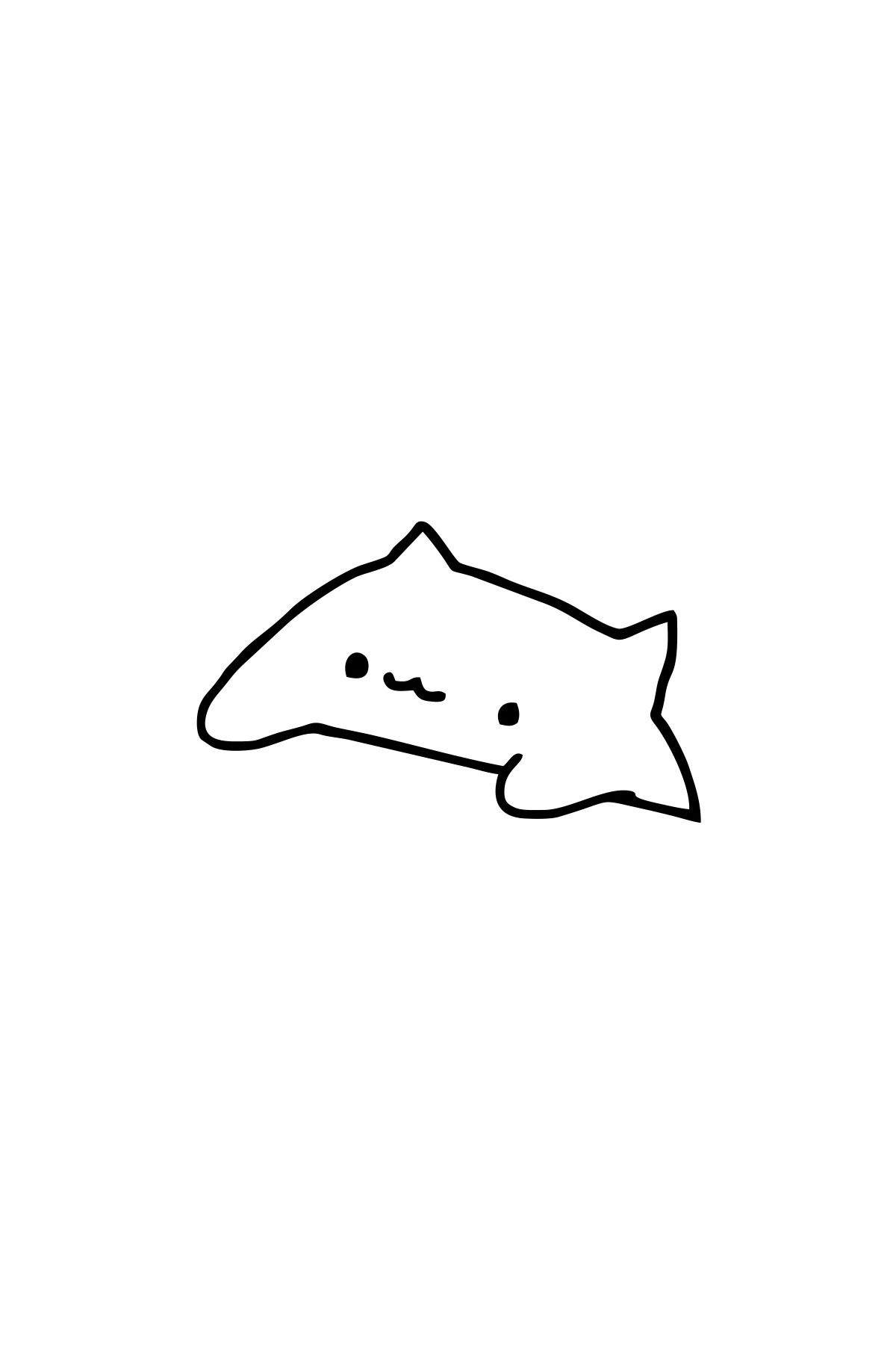 Reysa Tasarım Sevimli Kedi Araba Sticker 17x17 Cm Siyah
