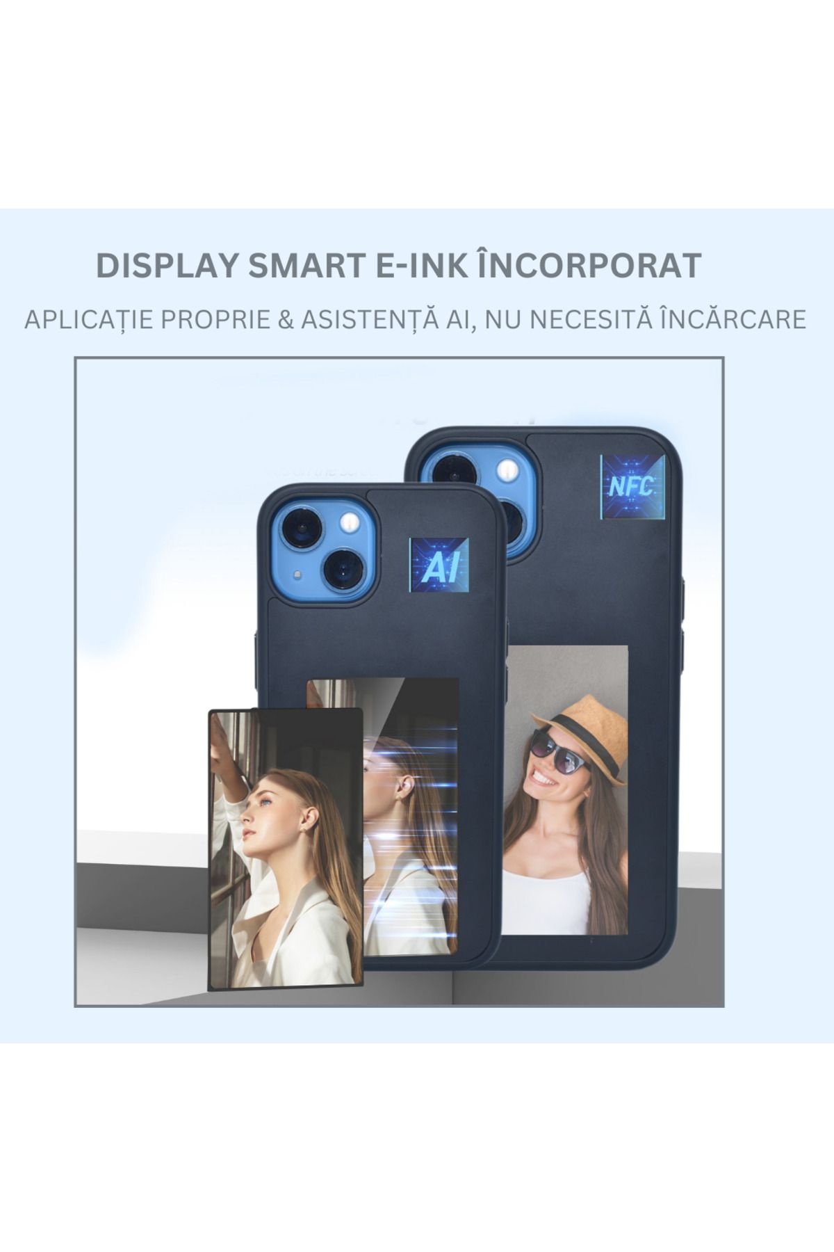 clickzu-Clickzu smart case with e-ink display and NFC for Iphone 14 customizable 3