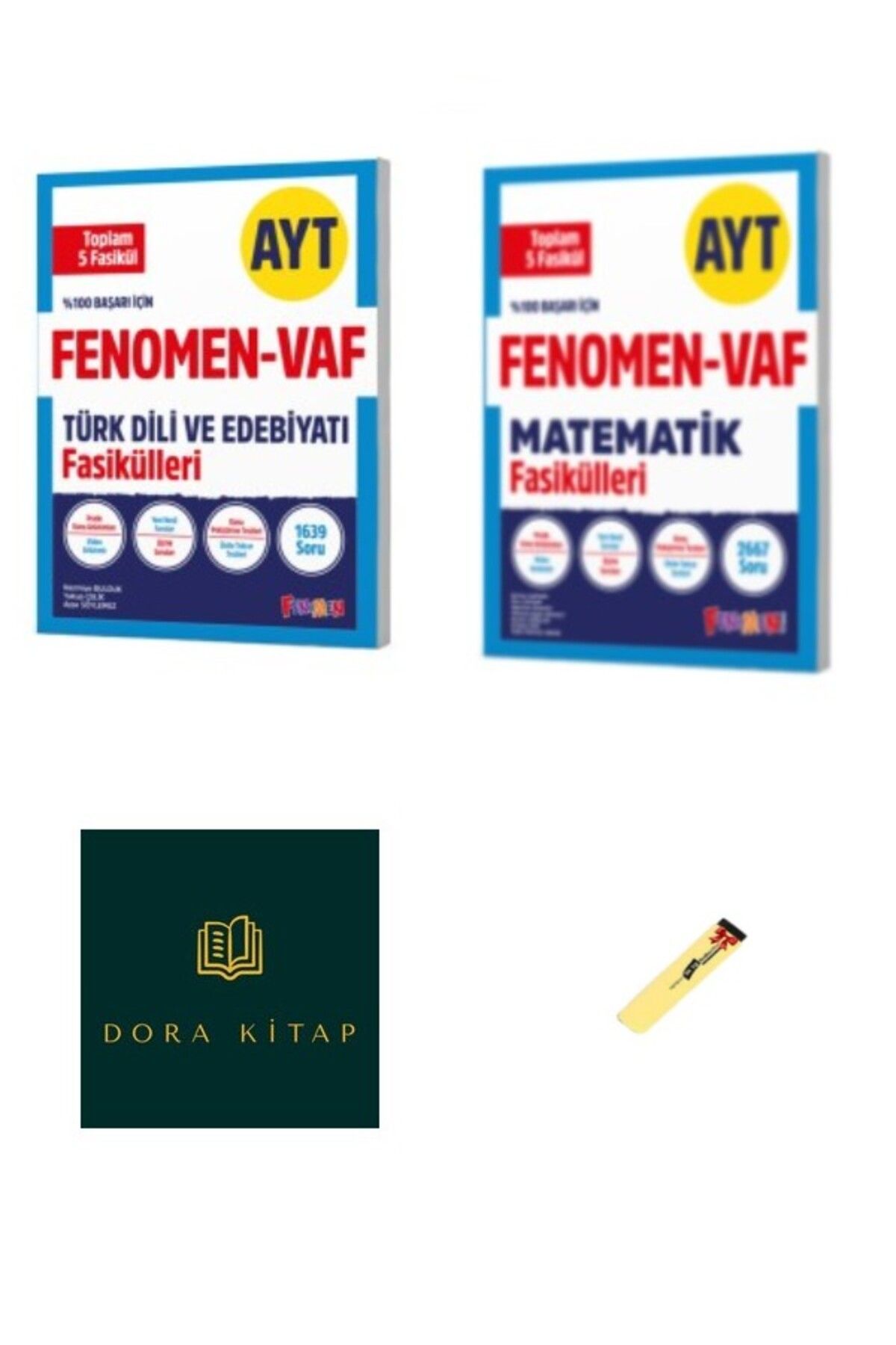 Fenomen Yayıncılık FENOMEN AYT VAF MATEMATİK, EDEBİYAT, İ FASİKÜL SETİ