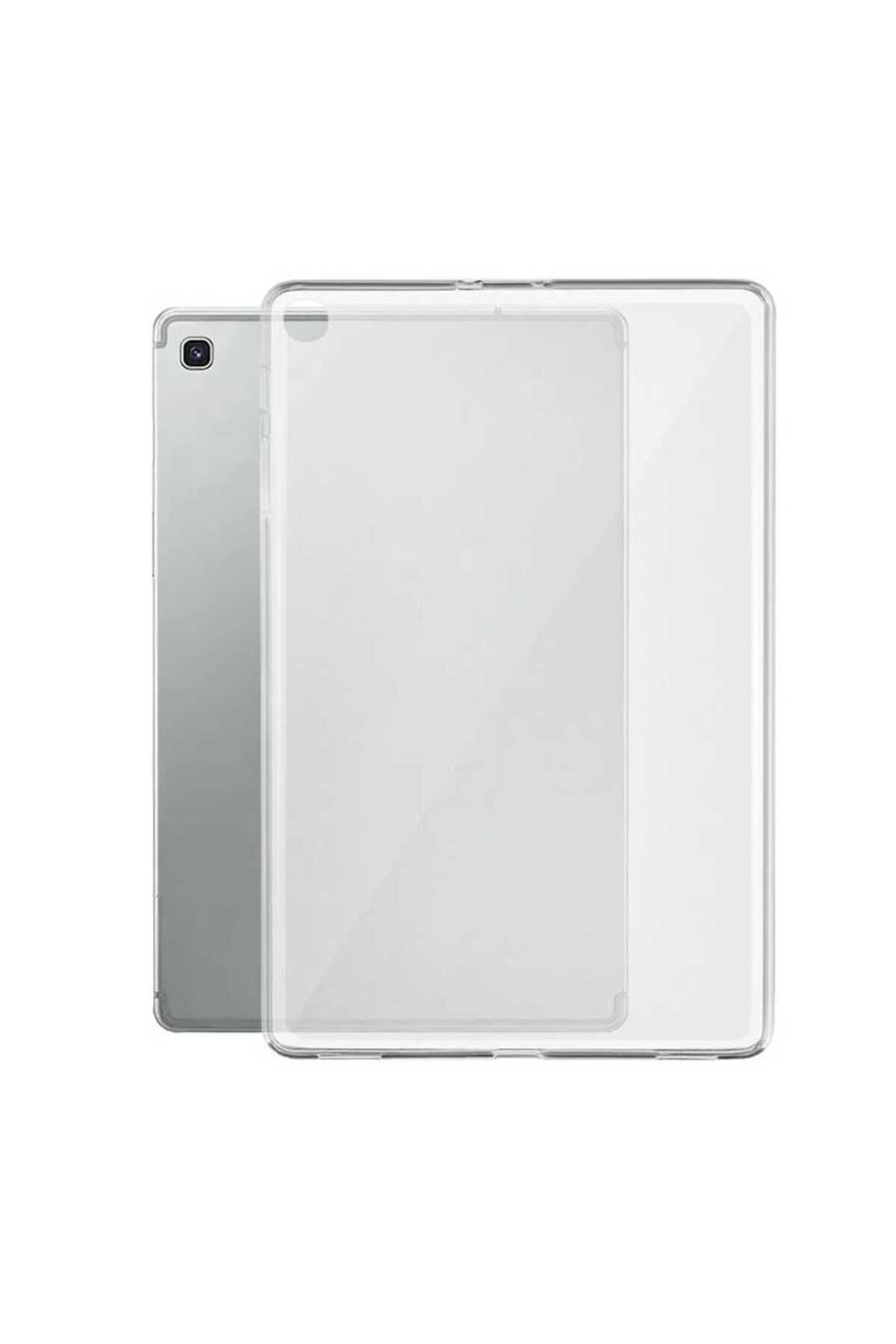 Kılıfist Galaxy Tab A7 Lite T225 Kılıf Uyumlu KLFS Tablet Süper Silikon Kapak-Renksiz