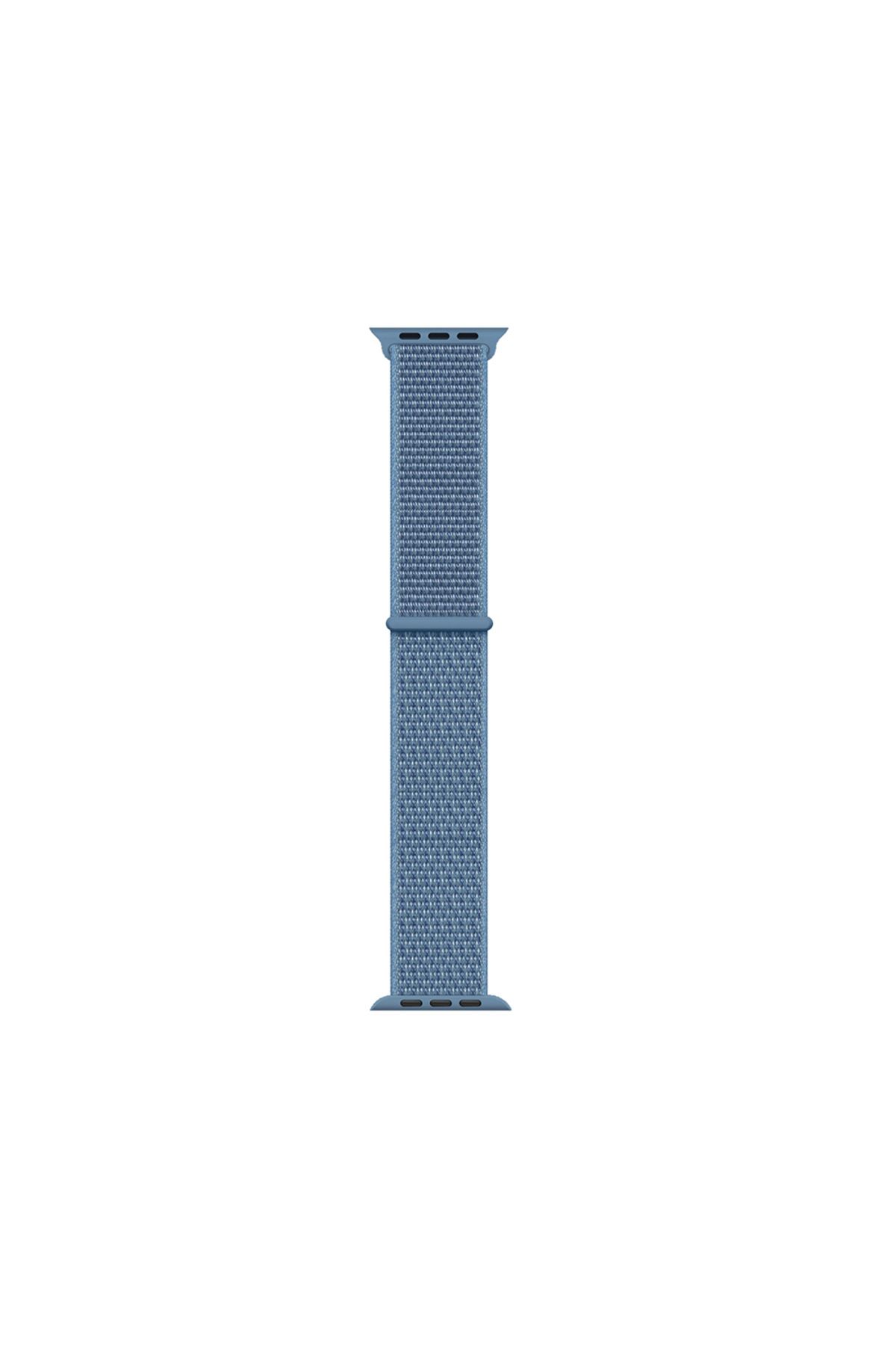 Kılıfist Watch 7 41mm Kordon Band-03 Serisi Hasır Strap Kayış-Cape Ced Blue
