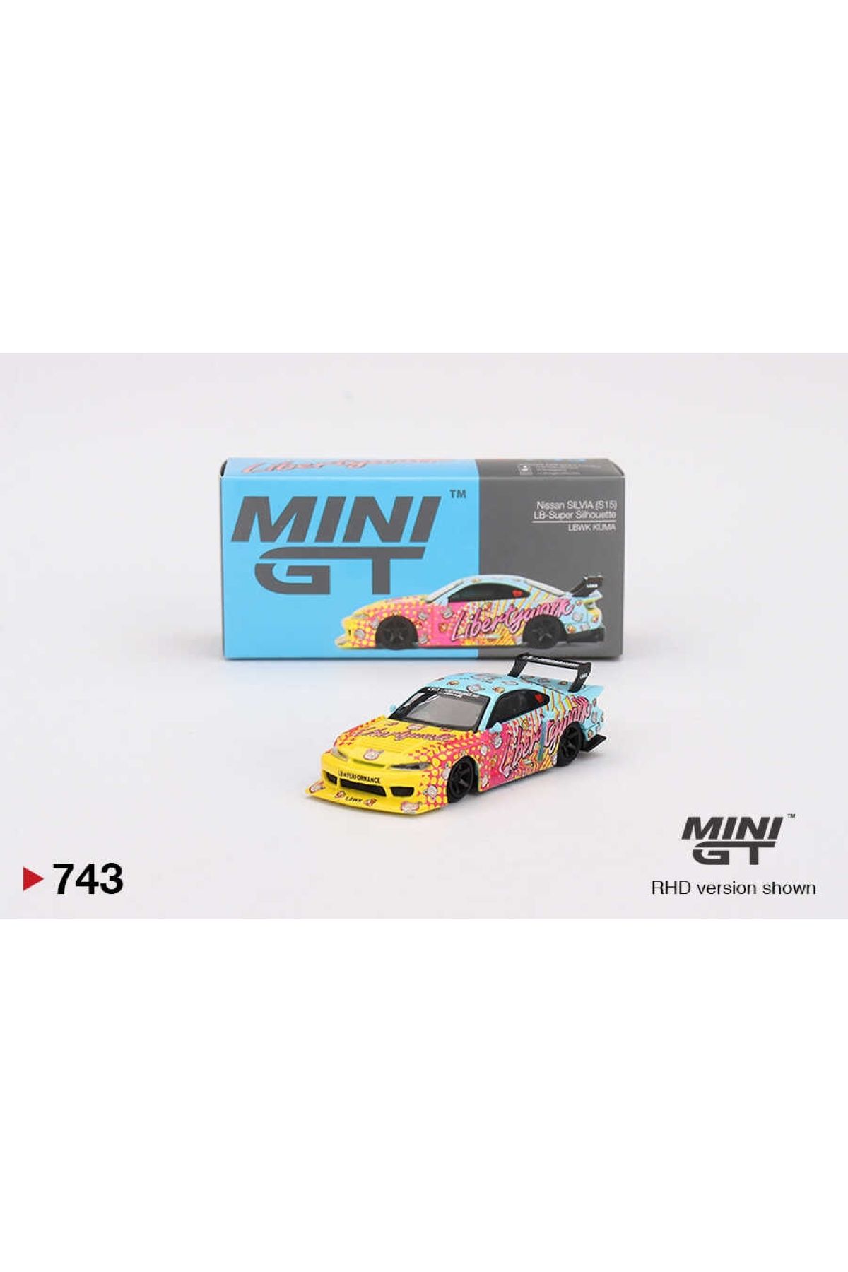 alpmodel Mini GT 1/64 Nissan LB-Super S15 SILVIA LBWK KUMA MGT00743