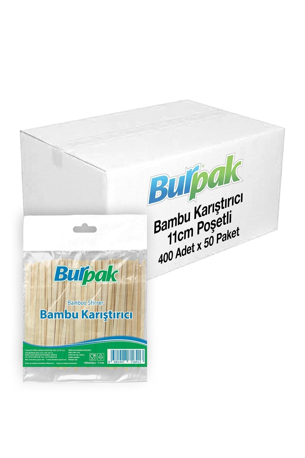 supertrend Süpertrend Burpak Bambu Tahta Karıştırıcı 11cm Poşetli 400lü X 50 Paket (koli)