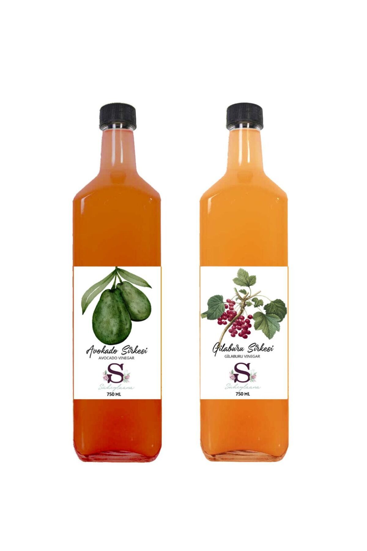 Süheylaana Doğal Avokado Sirkesi 750 Ml - Doğal Gilaburu Sirkesi 750 Ml