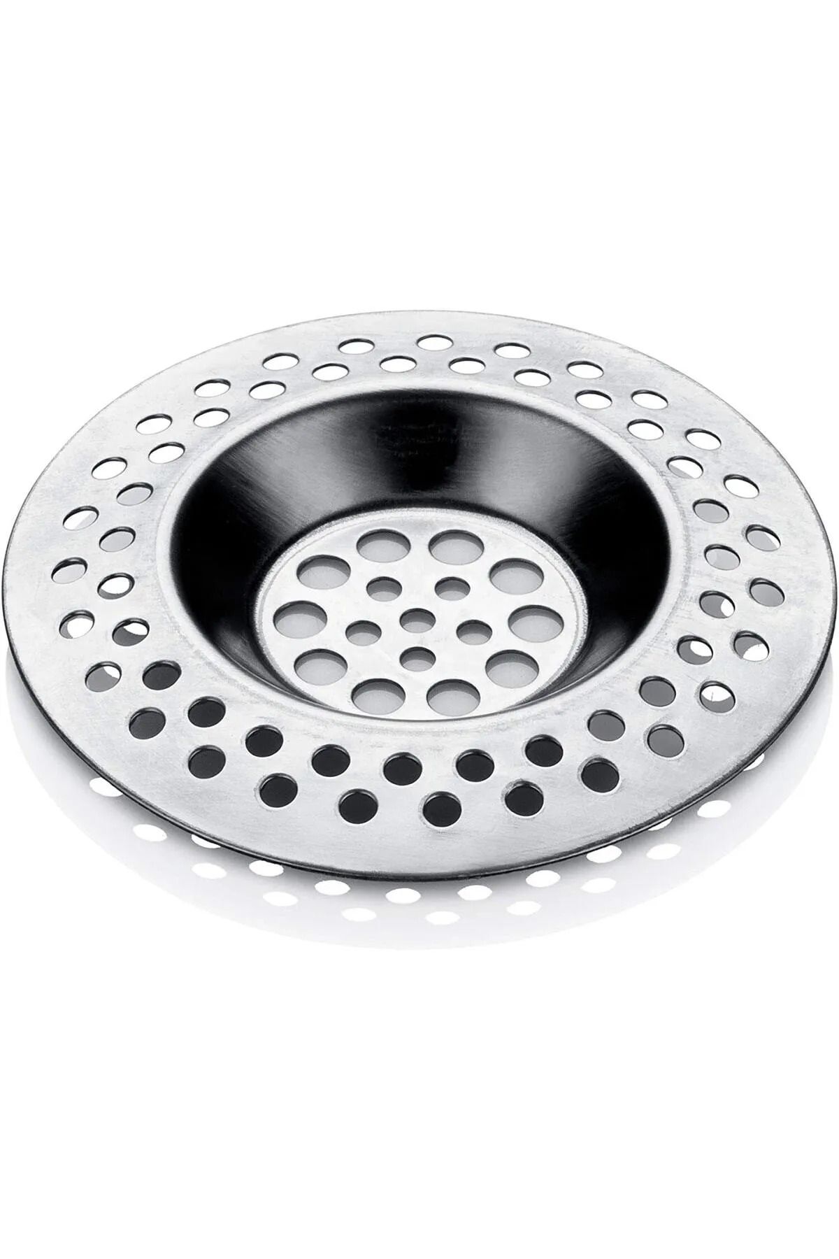 Impress Banyo Evye Filtresi Çöp Tıkacı 1 Adet Paslanmaz Metal Yuvarlak Mutfak Lavabo İçi Gider Süzgeci