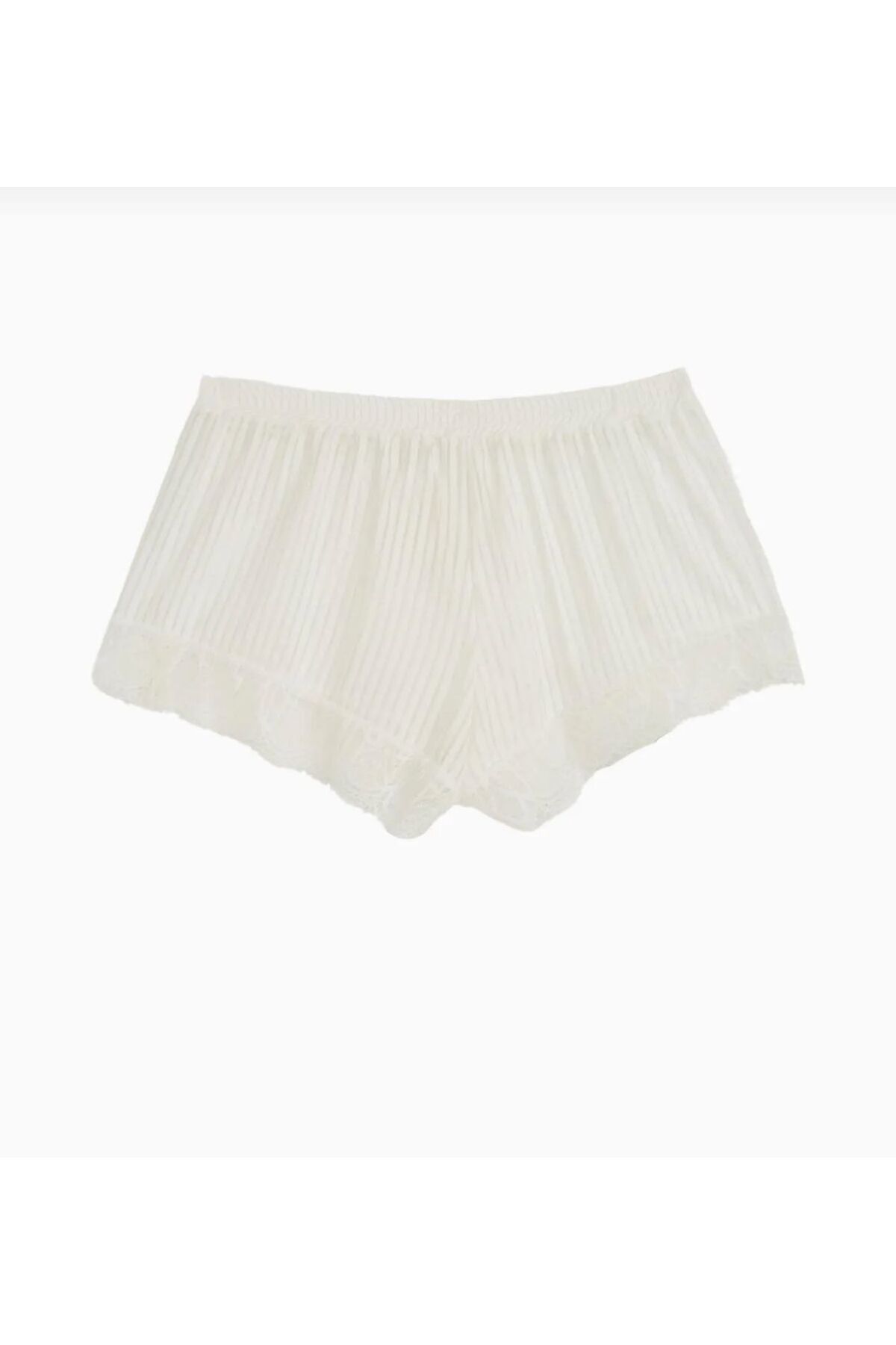 Gamze Day's Lingerie DANTEL DETAYLI ŞORT ATLET SATEN TAKIM