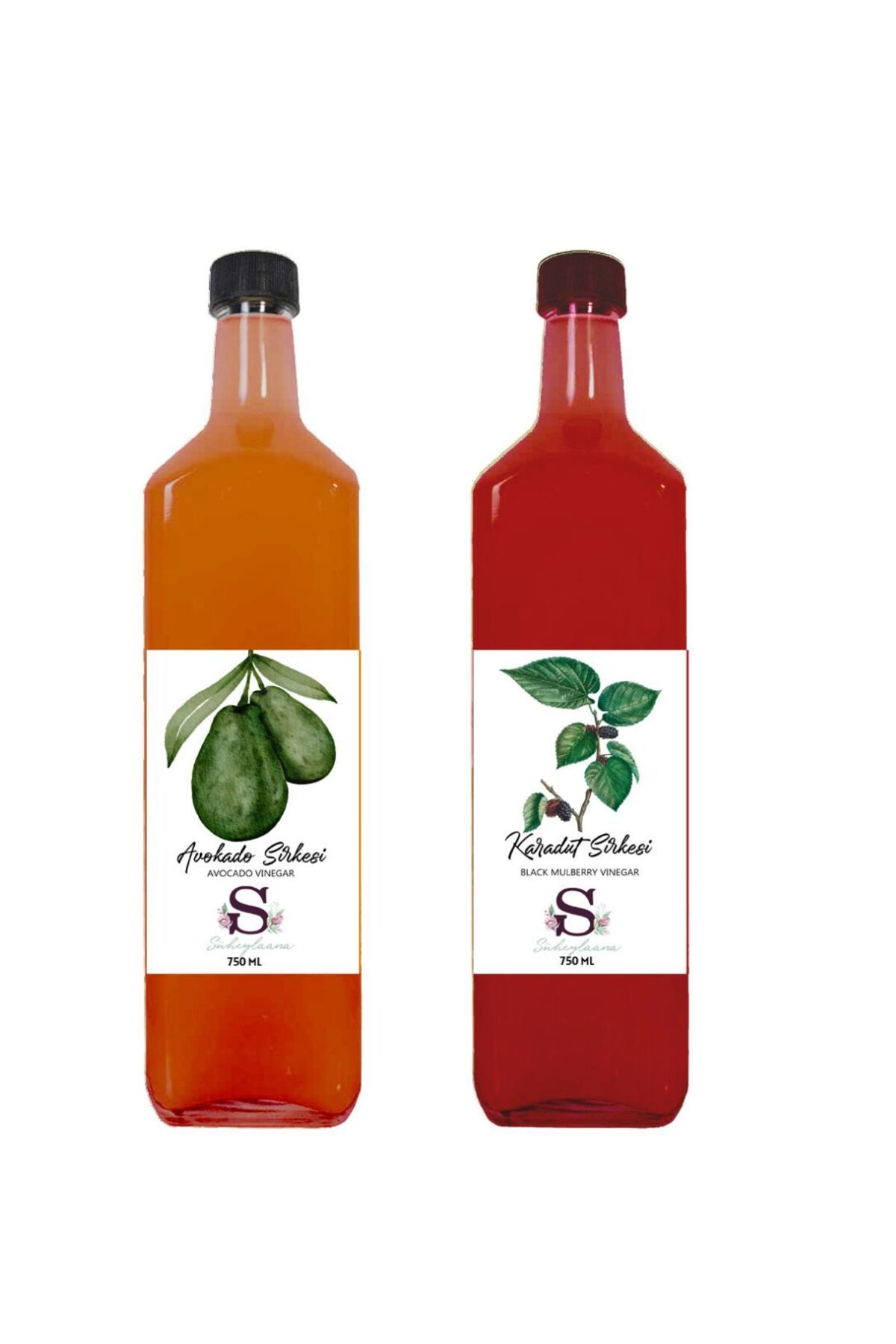 Süheylaana Doğal Avokado Sirkesi 750 Ml - Doğal Karadut Sirkesi 750 Ml