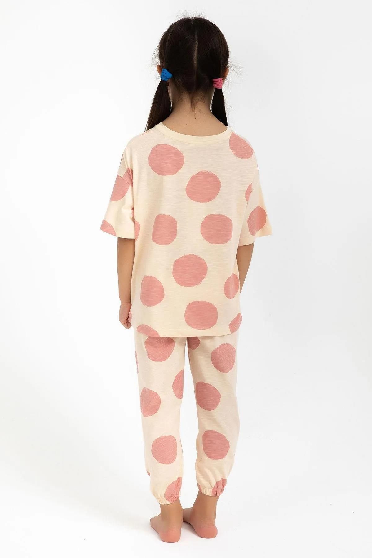 ROLY POLY-2790-g Cat Patterned Pajama Set with Elastic Legs (Mother and Daughter Can Be Combined) 5