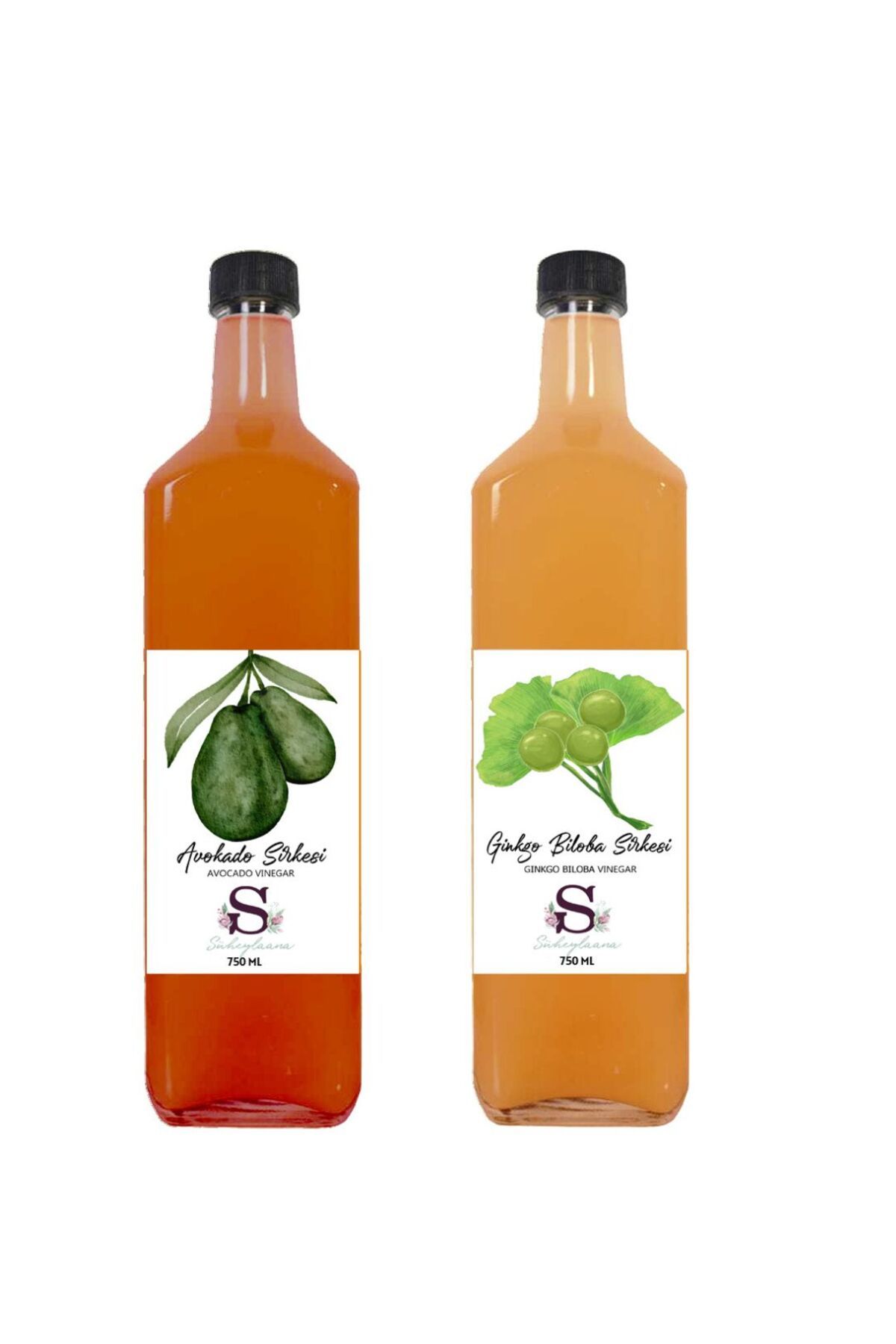 Süheylaana Doğal Avokado Sirkesi 750 Ml - Doğal Ginkgo Biloba Sirkesi 750 Ml