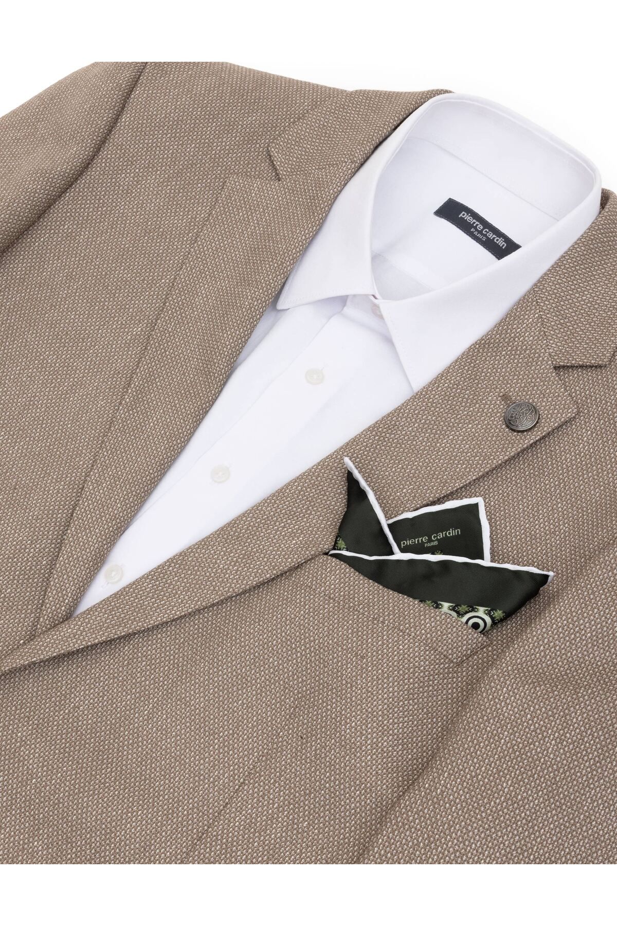 Pierre Cardin Yeşil Desenli Mendil 50316432-700