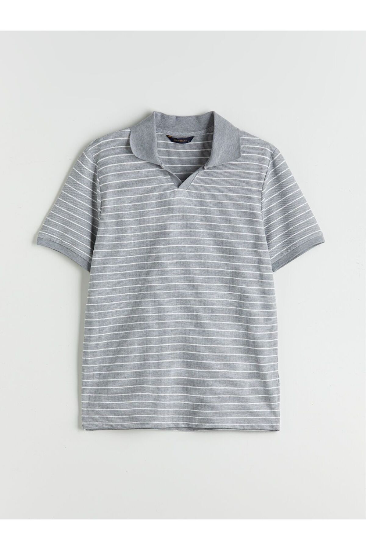 LC Waikiki SOUTHBLUE Polo Yaka Çizgili Erkek Tişört