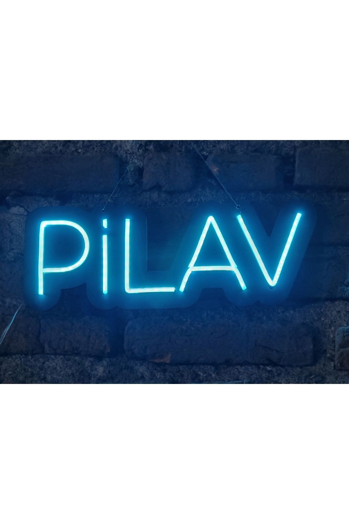 SerenityHaven pilav neon led duvar aydınlatması
