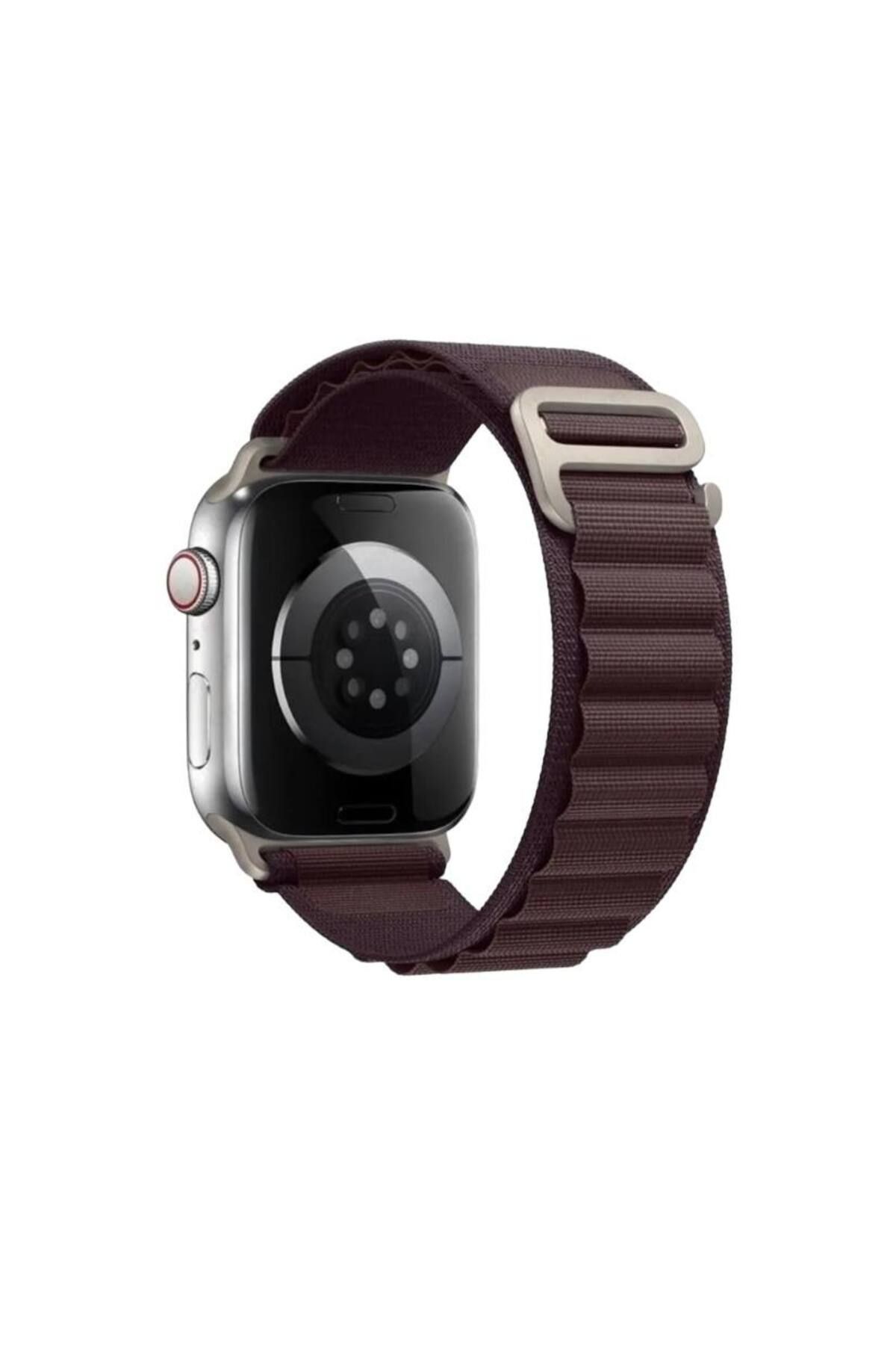 Bruntoo BR Apple Watch Series Ultra 10/9/8/7/6/5/4/SE/3/2/1 49mm-46mm-45mm-44mm-42mm Uyumlu Alpine Loop kordon