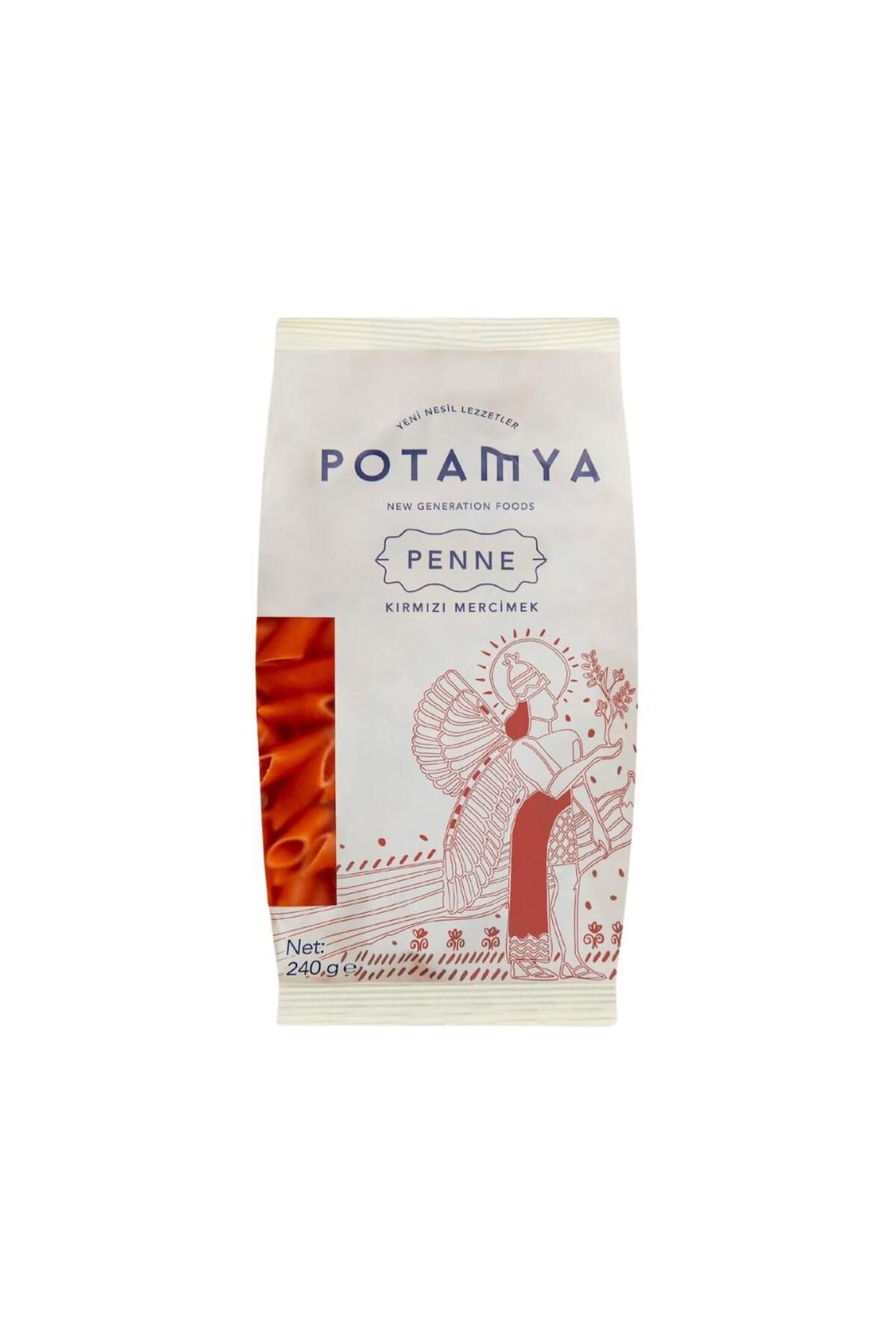 POTAMYA Kırmızı Mercimek Penne 240 Gr