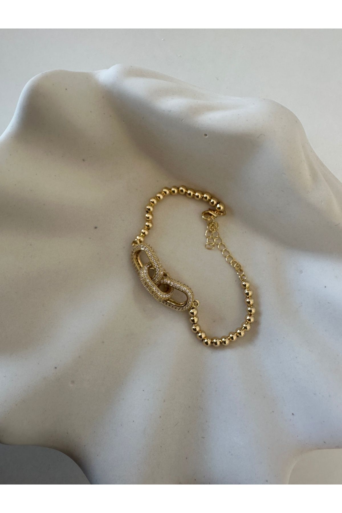 RONİ Tiff Gold Boncuklu Bileklik