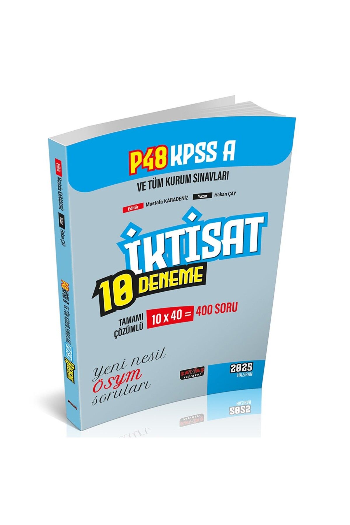 Savaş Yayınevi P48 KPSS A Grubu İktisat 10 Deneme 4. Baskı