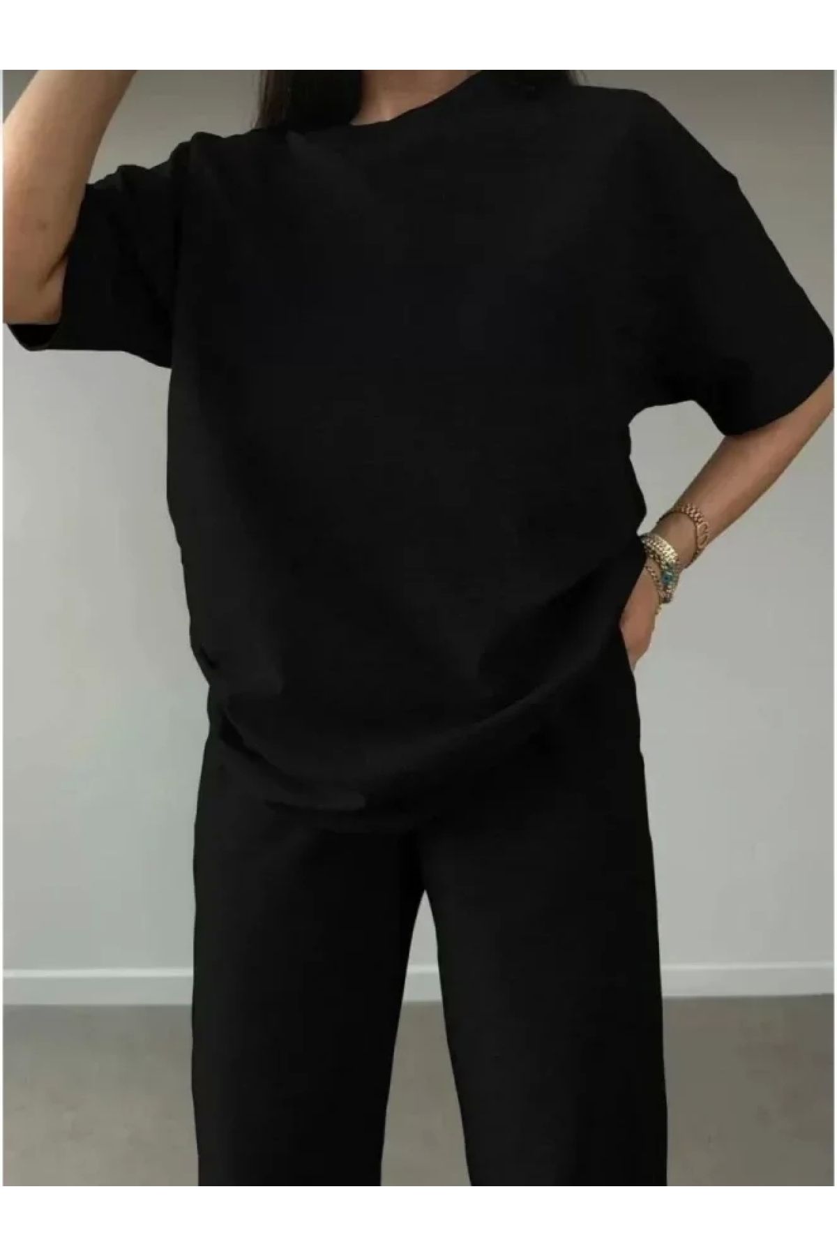 POLEXP Siyah Unisex Spor Takımı