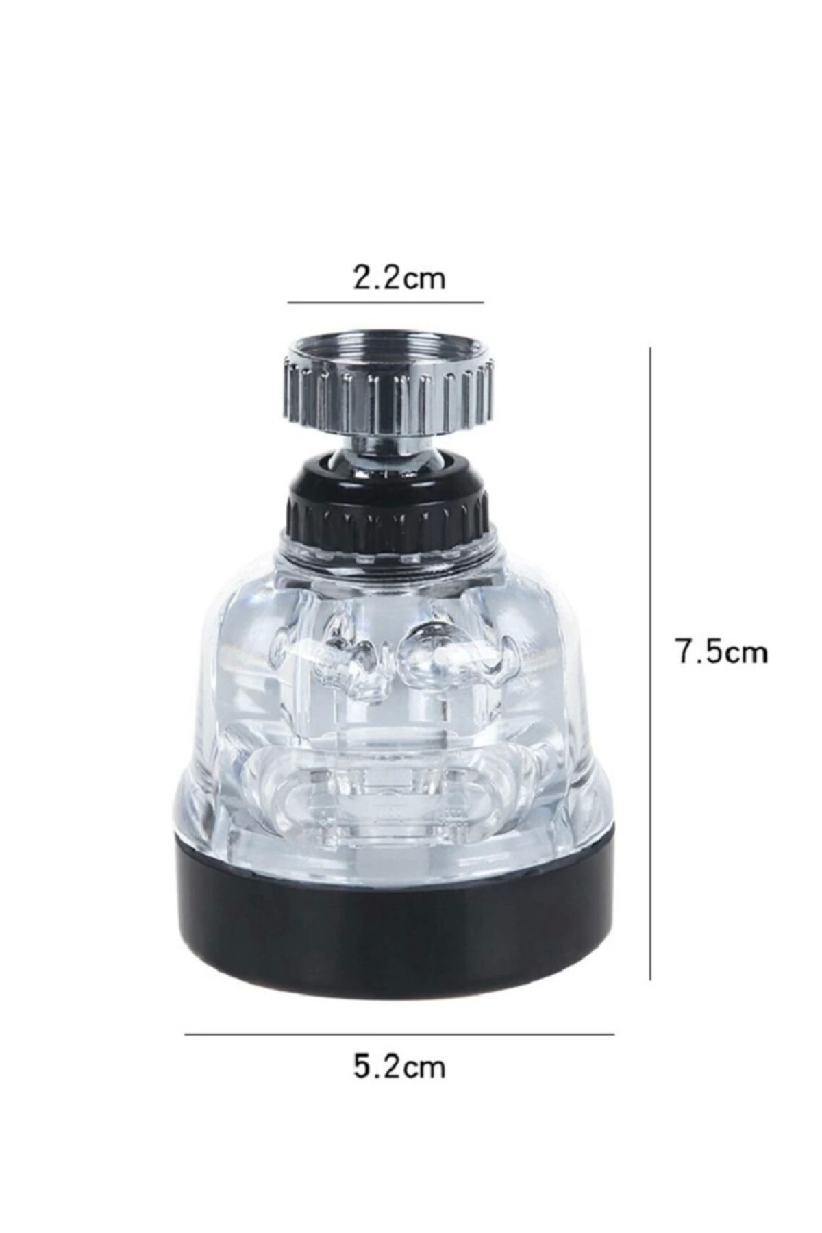 Enseb-Water Saving 3-Function Movable Faucet Head - Transparent ( 336336 ) 4