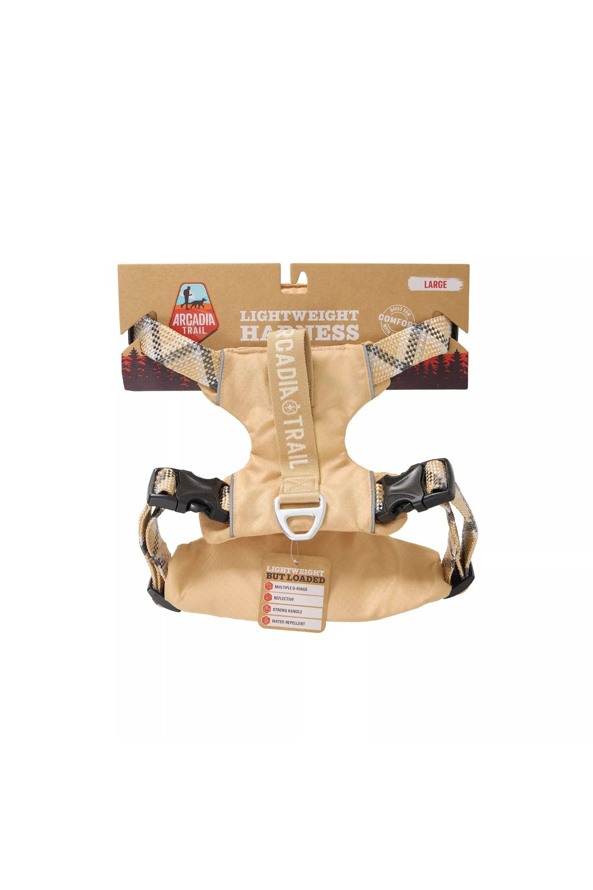 Barkie İzmir Arcadia Trail® Lightweight Neon Beden Tasması (XL ve Bej Renk)