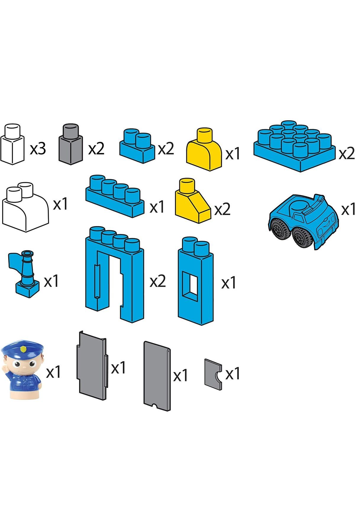 Moon-Squad – Building Block Toy Set Learning Toddlers Colorful Building Bricks Ki 3
