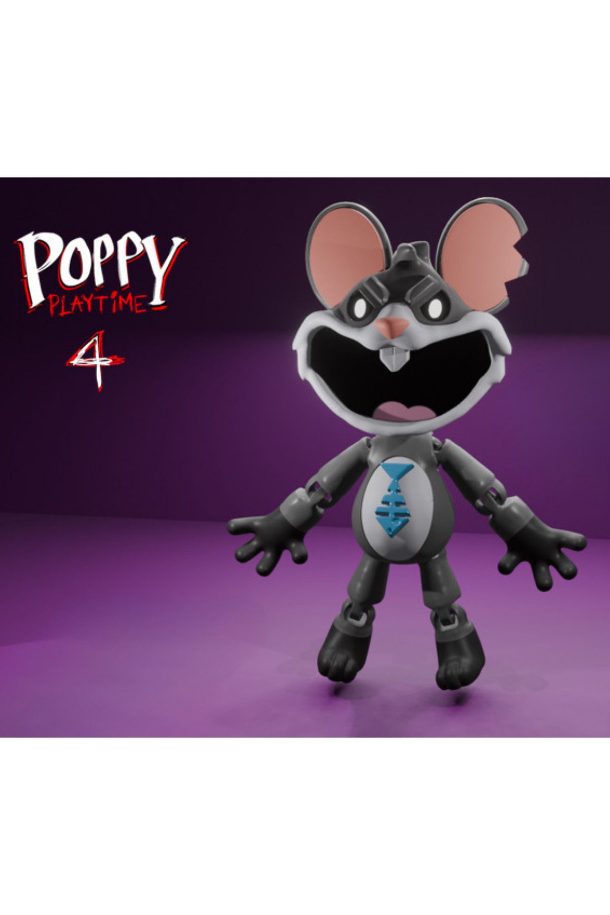 mimo Touille Poppy Playtime Oyuncak 15 CM Catnap Figür
