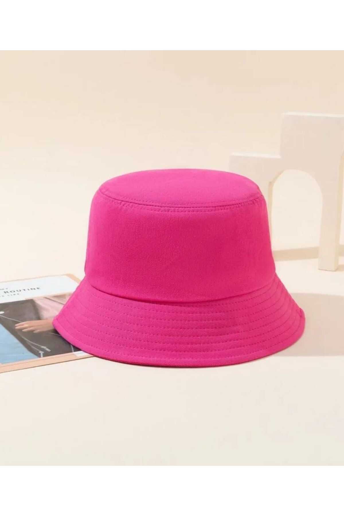 Pamuk BERCESTE BUCKET PEMBE ŞAPKA UNİSEX