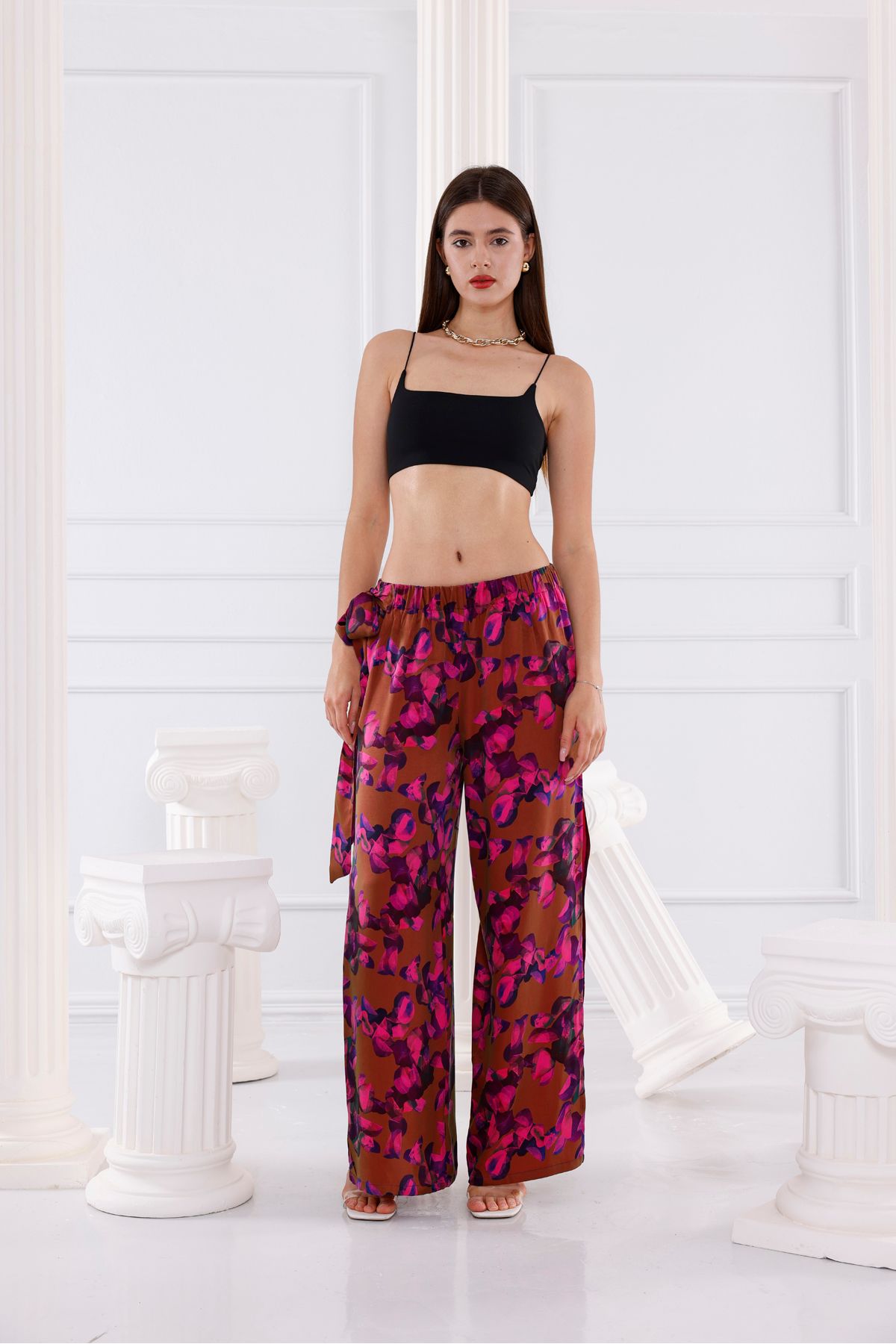 Trend Studio Emily Vegan İpek CUPRO Pantolon