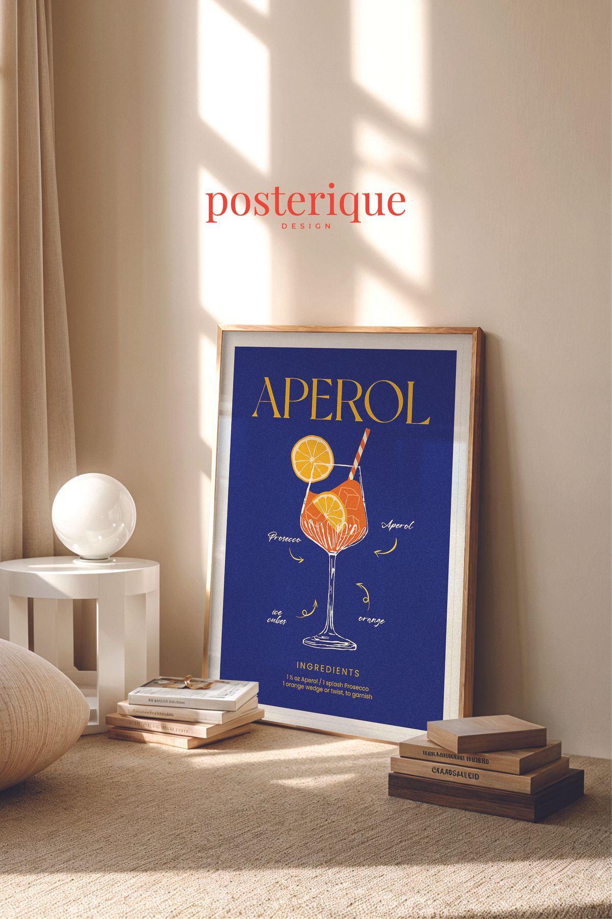 posterique Aperol Çerçevesiz Poster Çerçevesiz Tablo