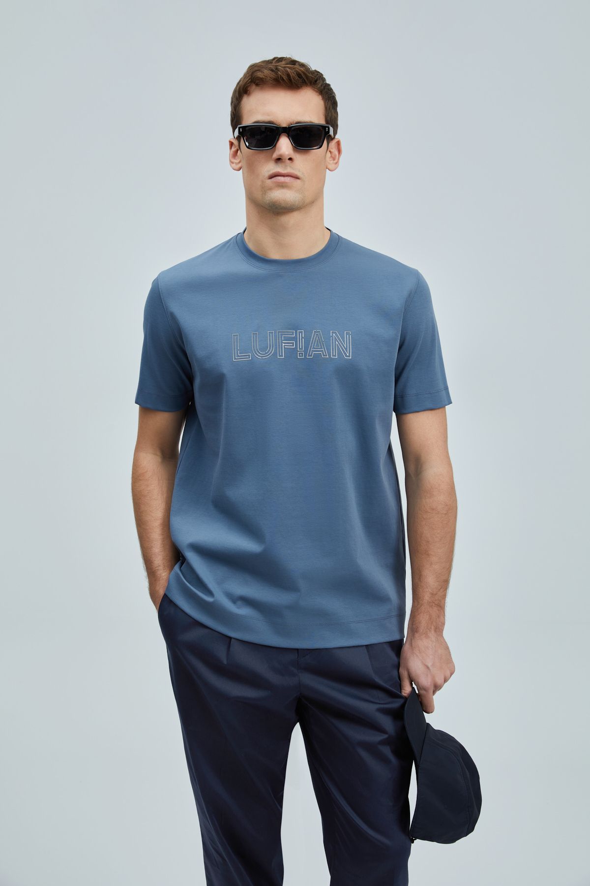 Lufian LUFİAN Thınk Modern Grafik T- Shirt 20240