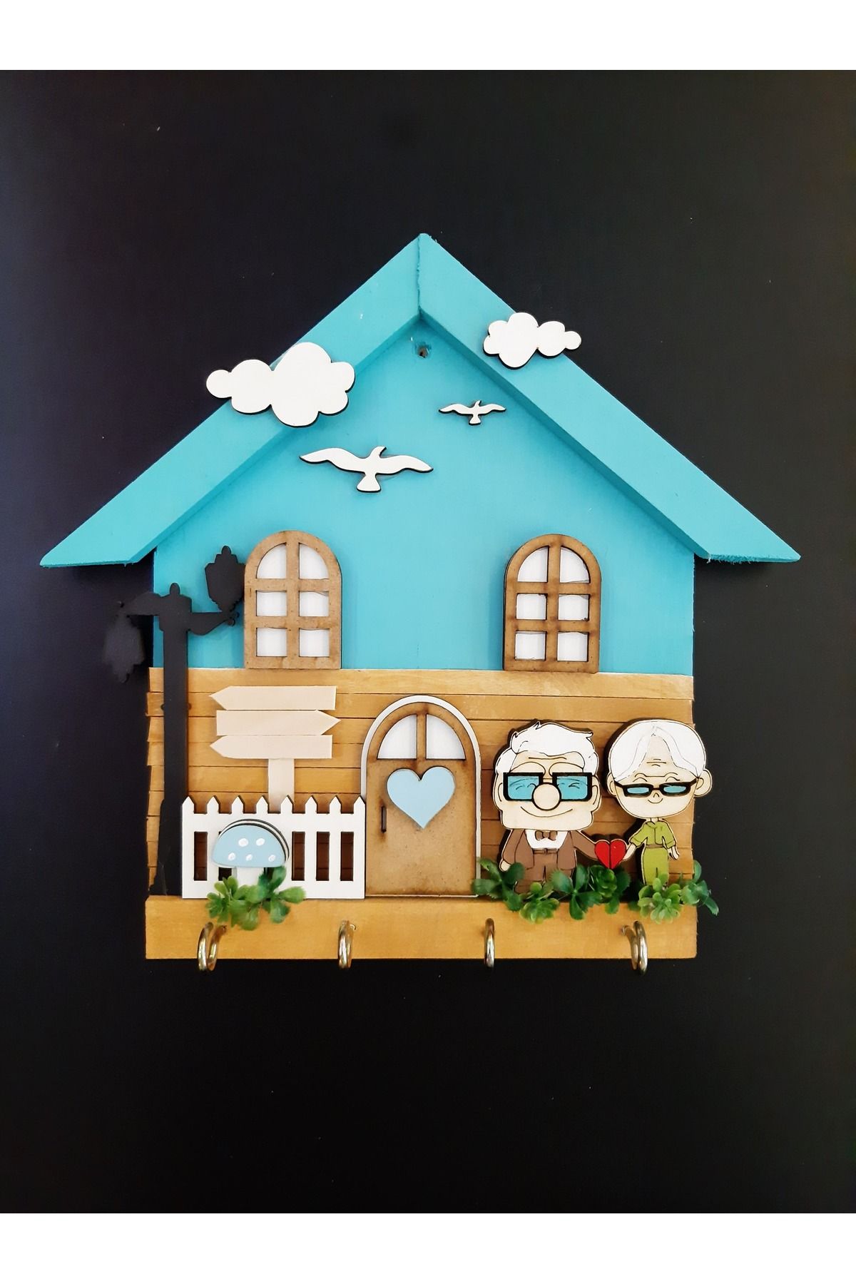 PSAcraft Anahtar Askısı 27 X 27 Kişiye Özel