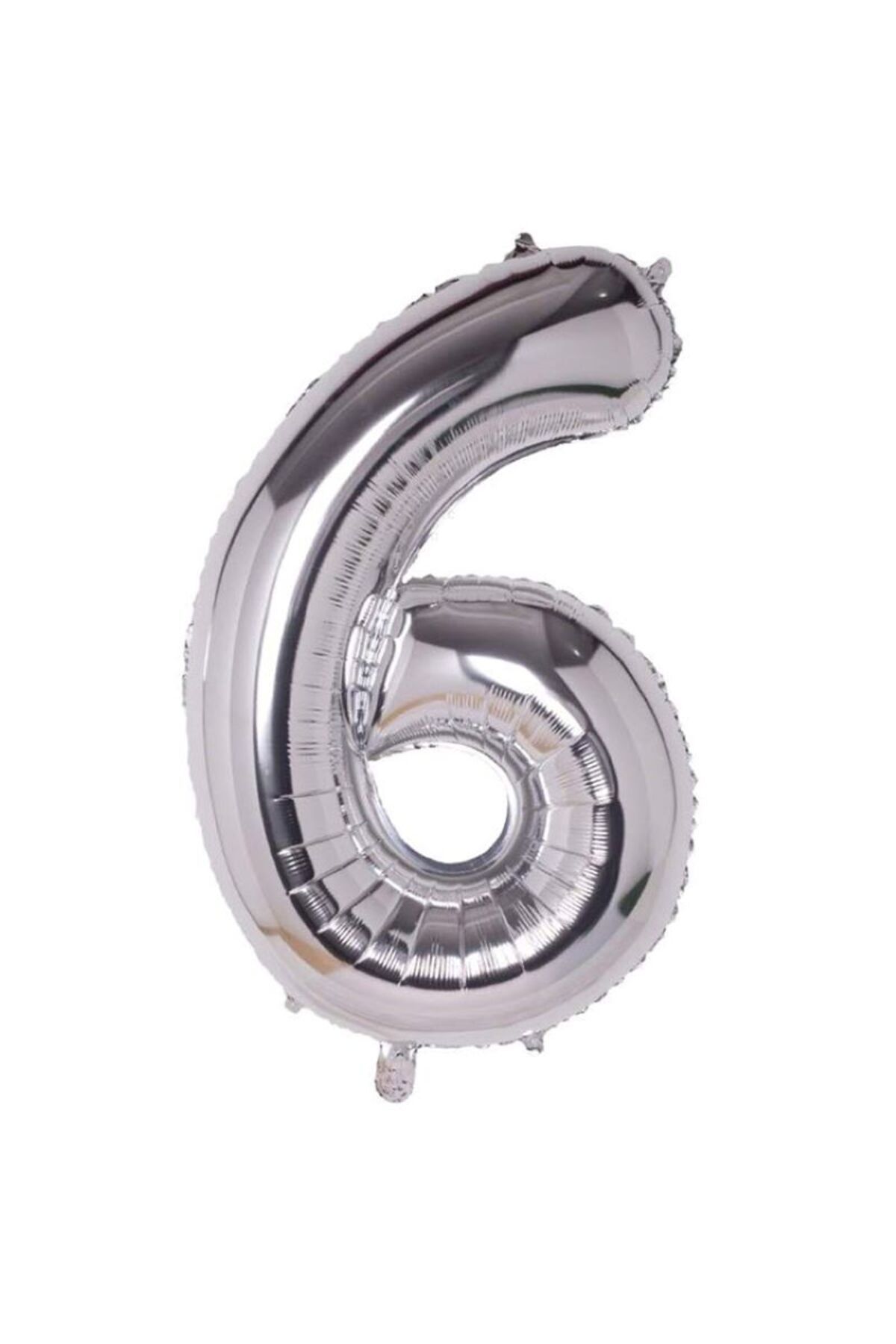 UVERTE 6 Yaş Gold Altın Renkli Folyo Balon 34 İnç 80 cm 6 Yaş Doğum Günü Partisi Balonu