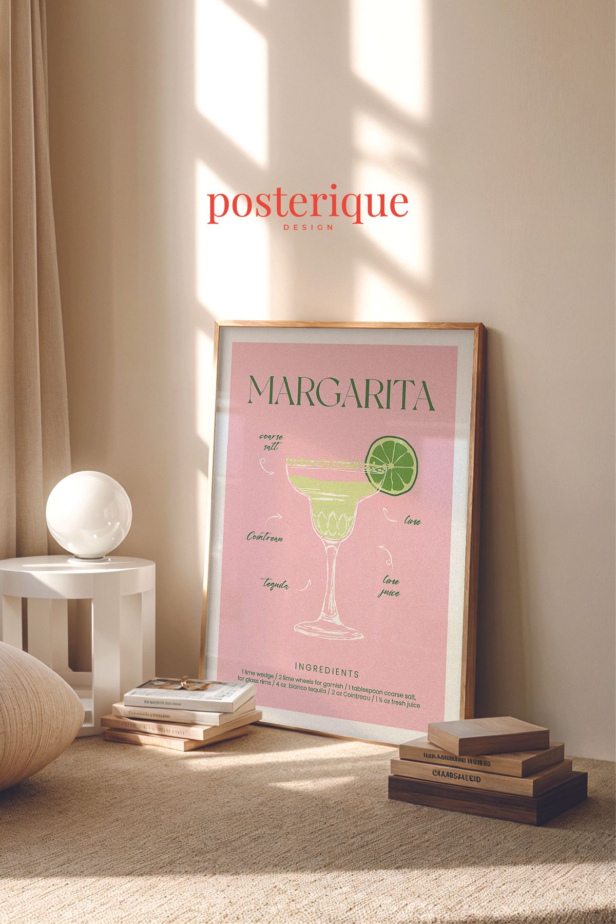posterique Margarita Çerçevesiz Poster Çerçevesiz Tablo