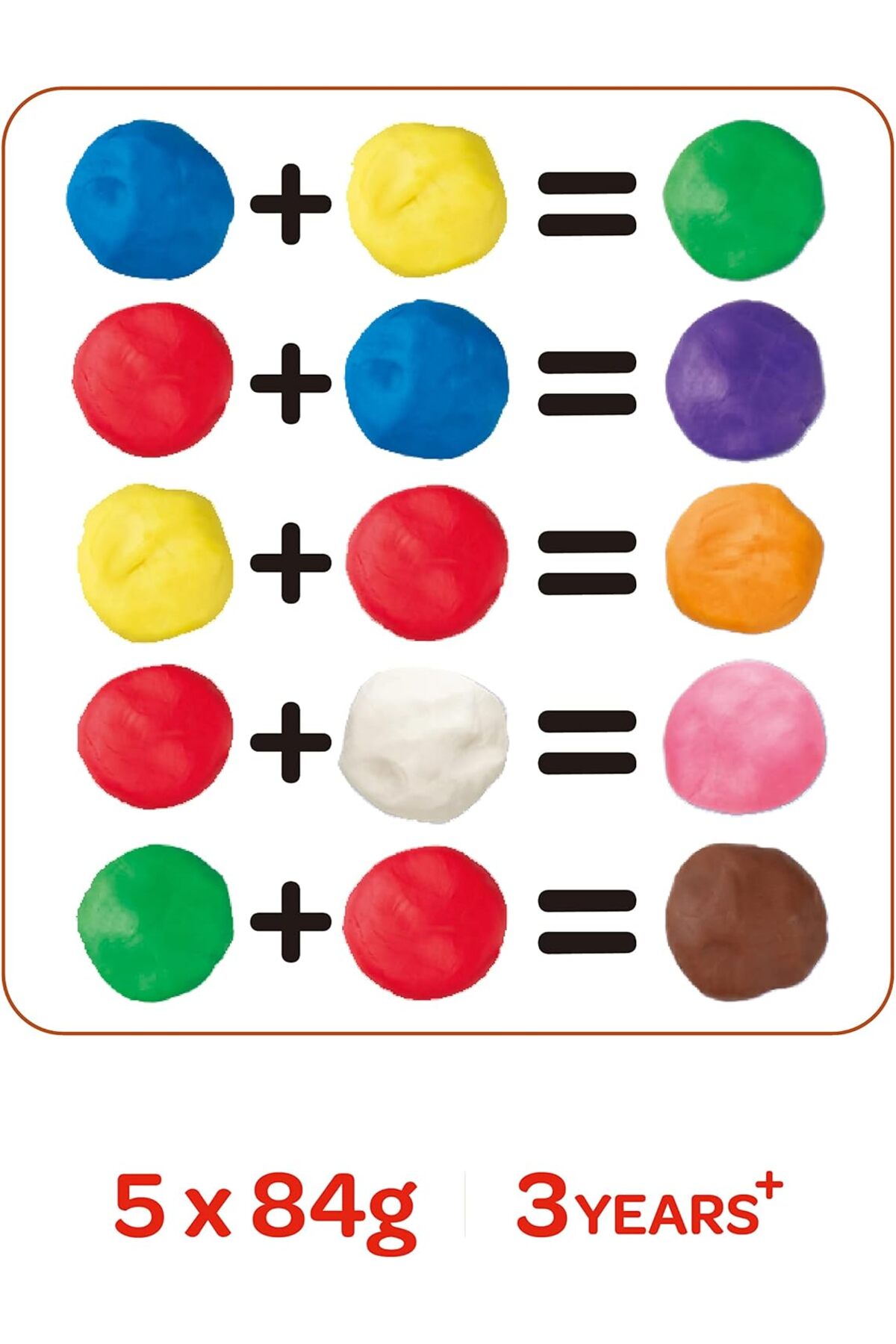 مجموعه ۵ عددی Dough Creations – خمیر بازی متنوع برای کودکان – خمیر مدلسازی غیرسمی