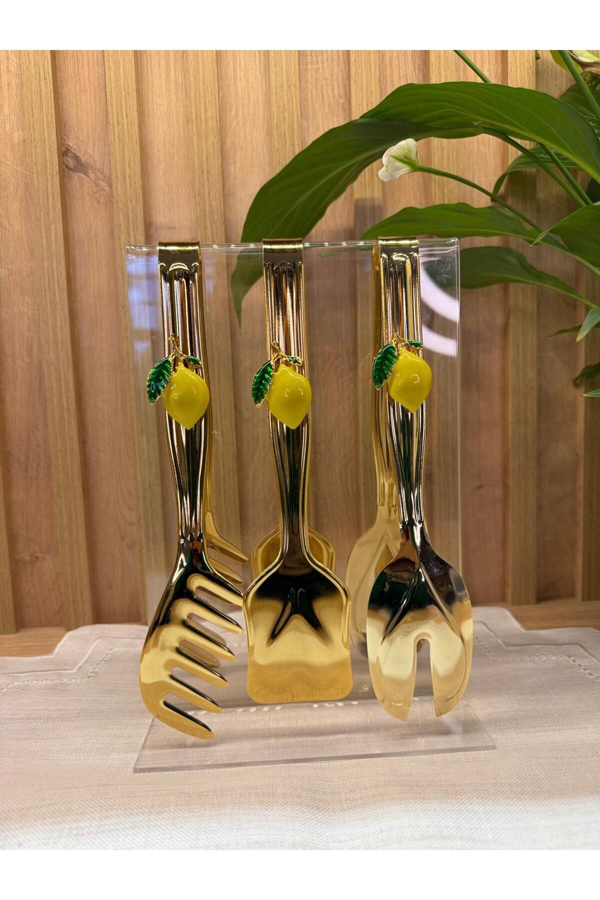 MODERN LİMONLU FIRIN MAŞASI 3 LÜ SET SERVİS