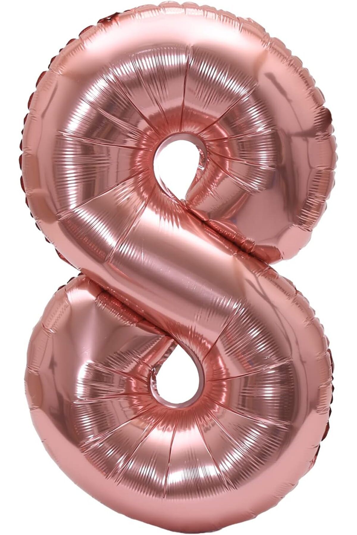 UVERTE 8 Yaş Gold Altın Renk Folyo Balon 34 İnç 80 cm Doğum Günü Kutlama Parti Balonu