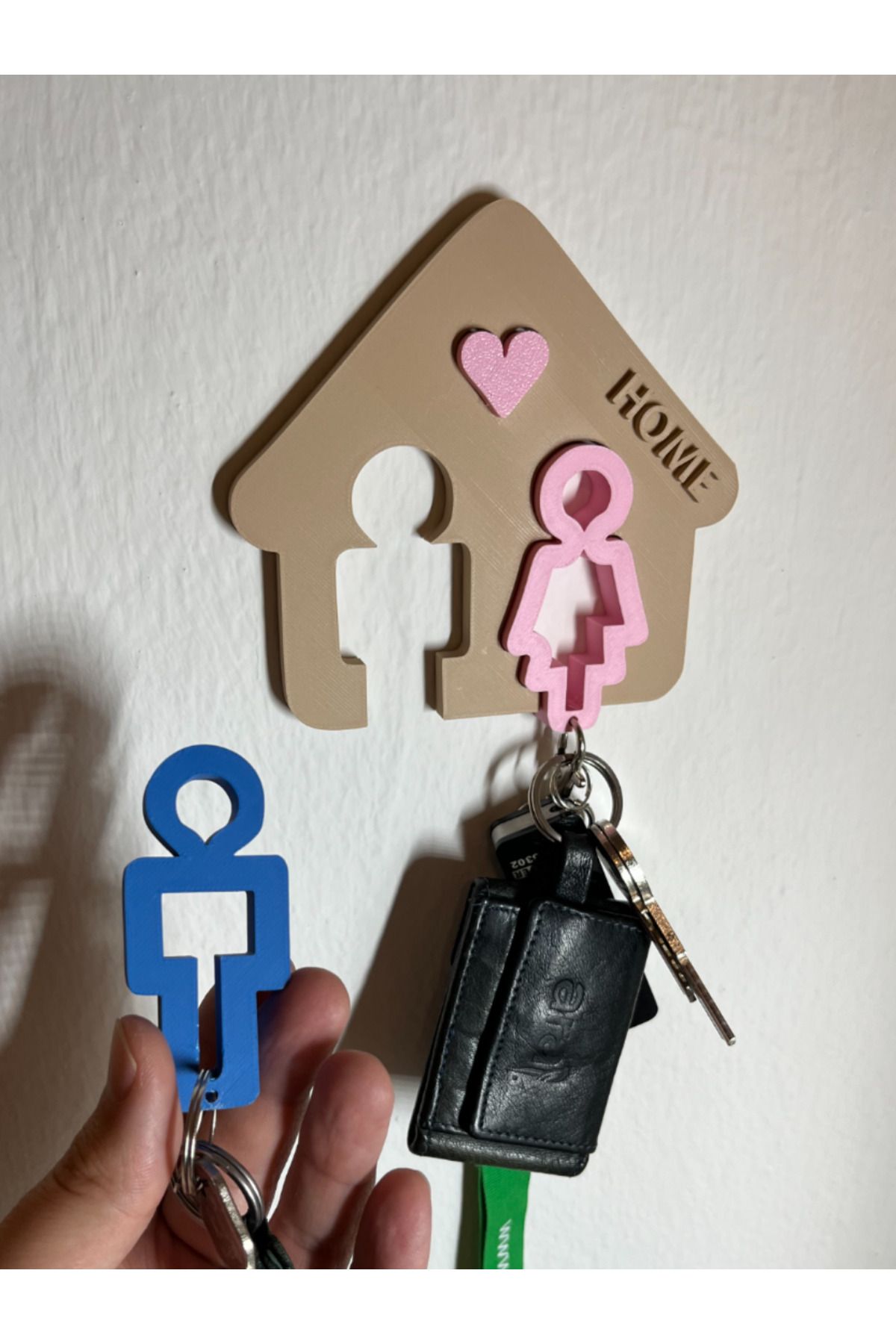 printastic Çiftler İçin Mükemmel Çift Anahtarlık ve Anahtarlık Panosu