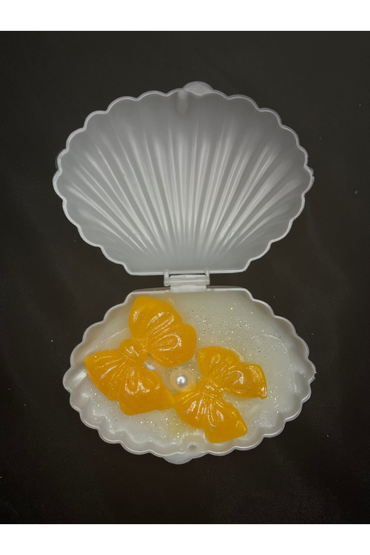 Nis Candle More İstiridye Kutuda fiyonk detaylı mum