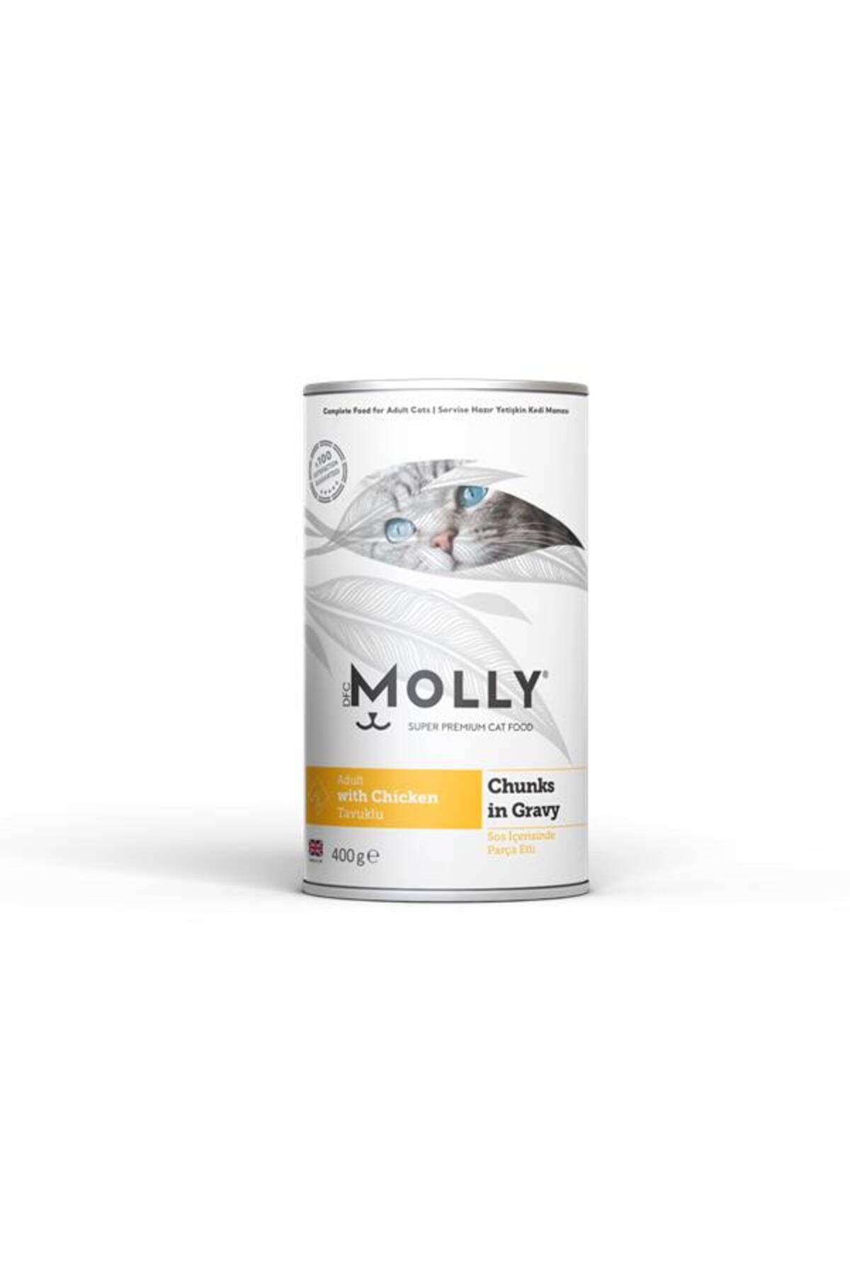 Molly Konserve Yetişkin Kedi Soslu Tavuklu 400 Gr