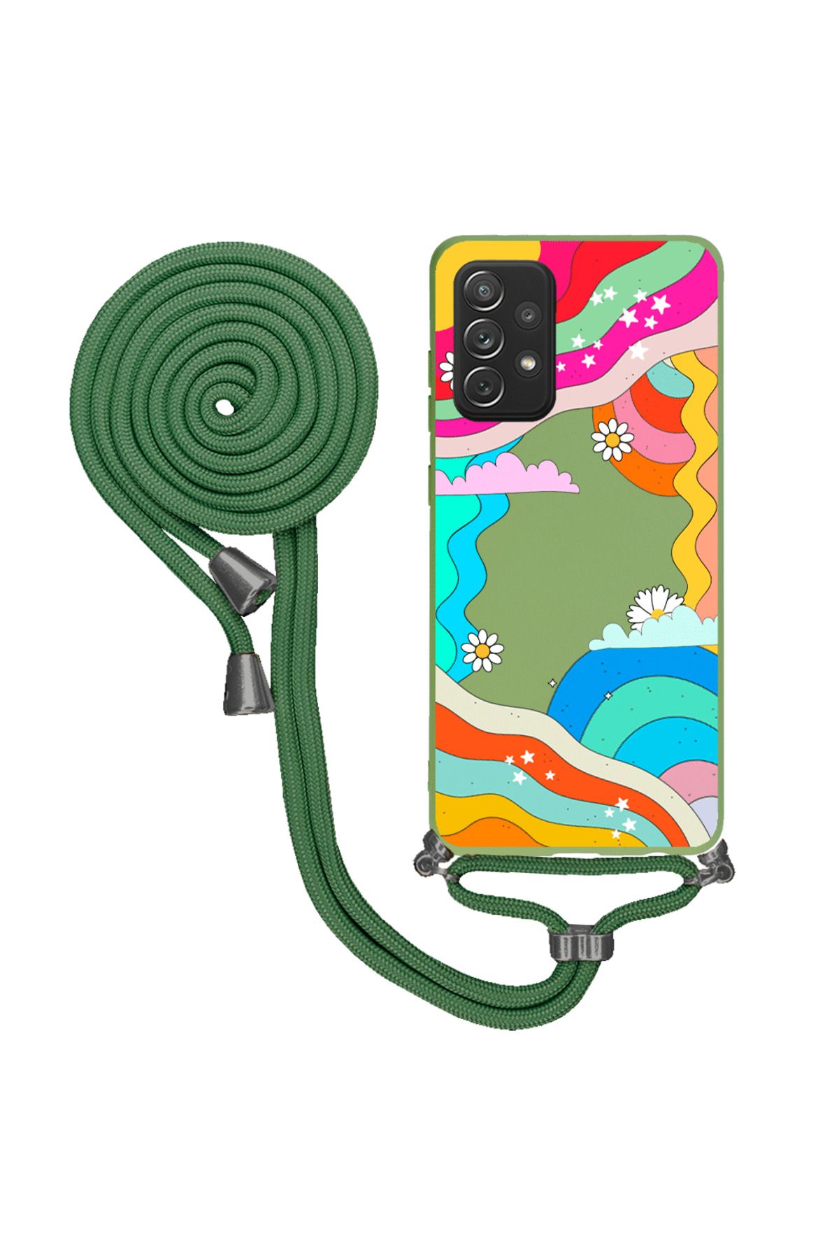 Royaleks Samsung A72 İpli Lansman Kılıf - Colors
