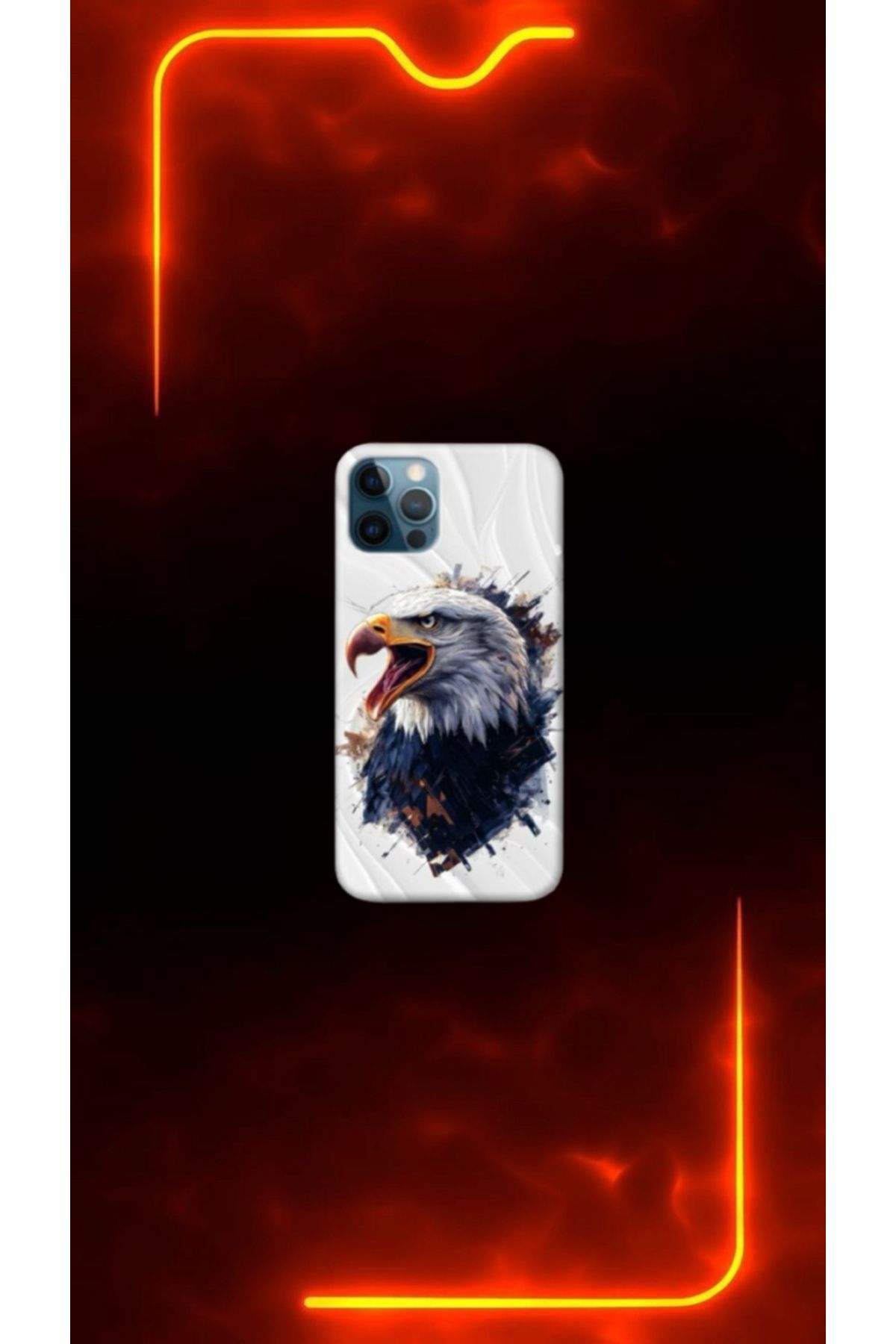 cover shopp Kartal Desenli Kılıf Tasarımı-3 IP 12 Pro Max