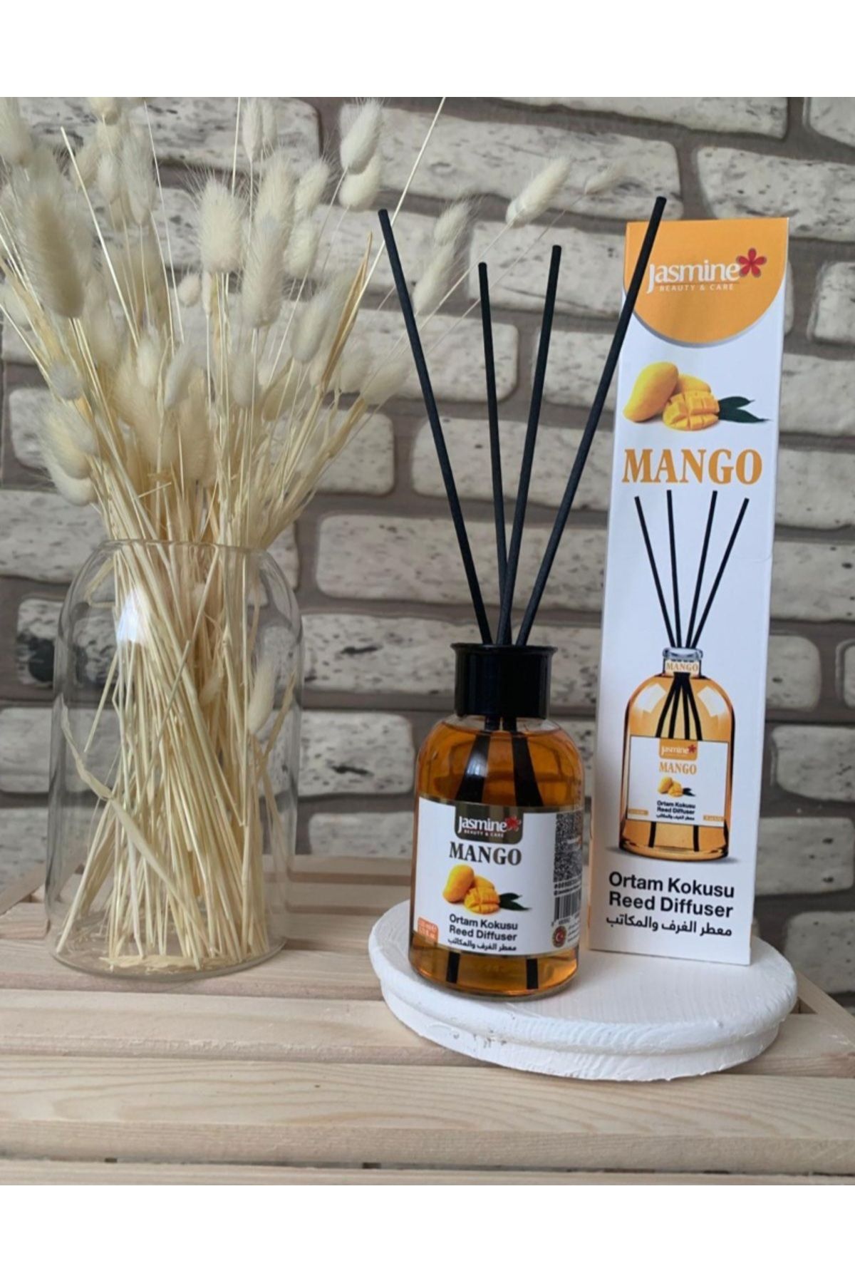 Jasmine Ortam Kokusu Bambu çubuklı